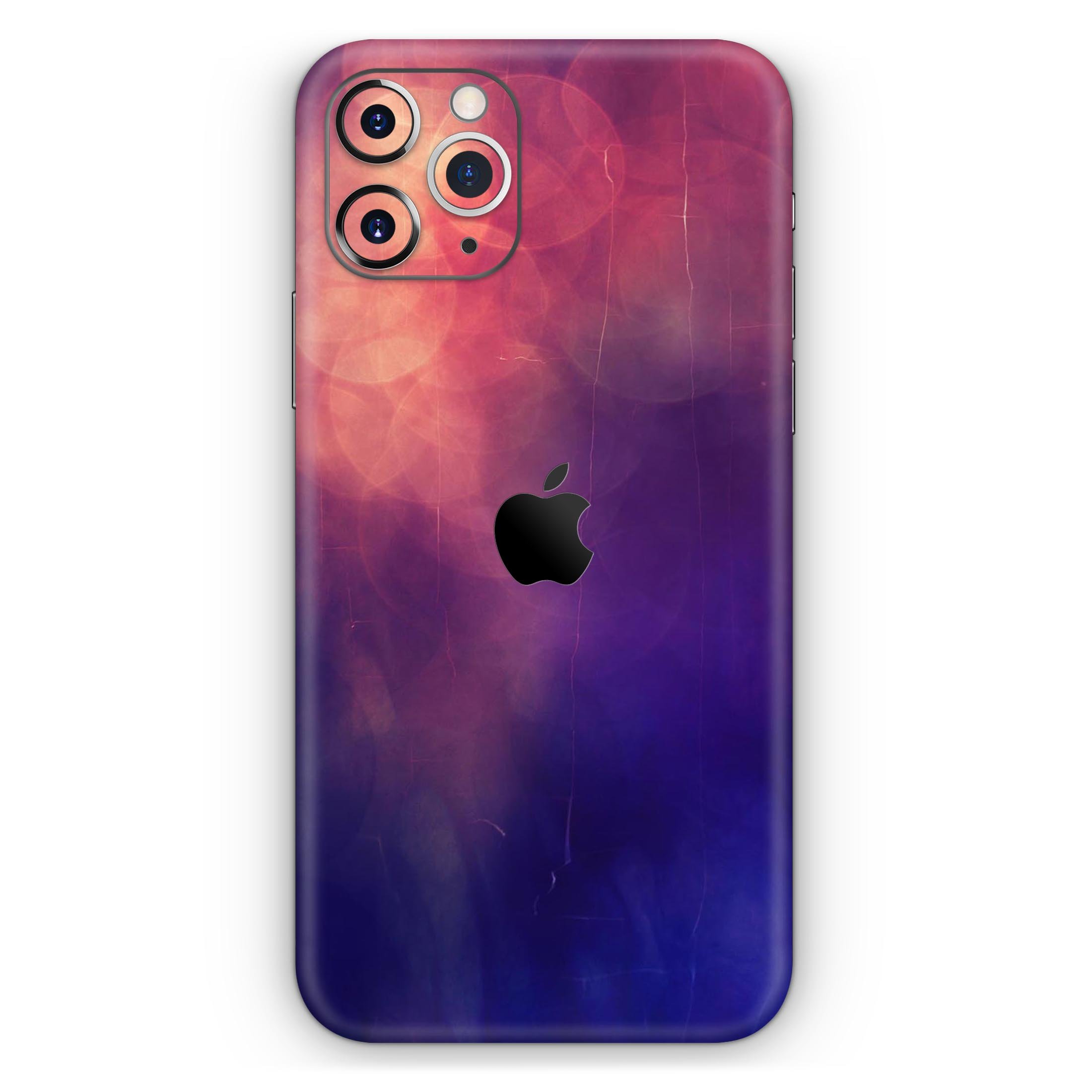 Abstract Fire & Ice V17 Skin-Kit for Apple iPhone, showcasing vibrant colors and sleek design.