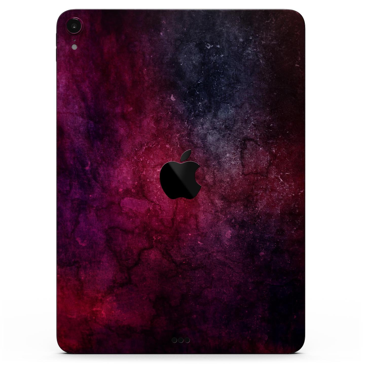 Abstract Fire & Ice V18 skin decal for Apple iPad Pro, showcasing vibrant colors and a sleek design.