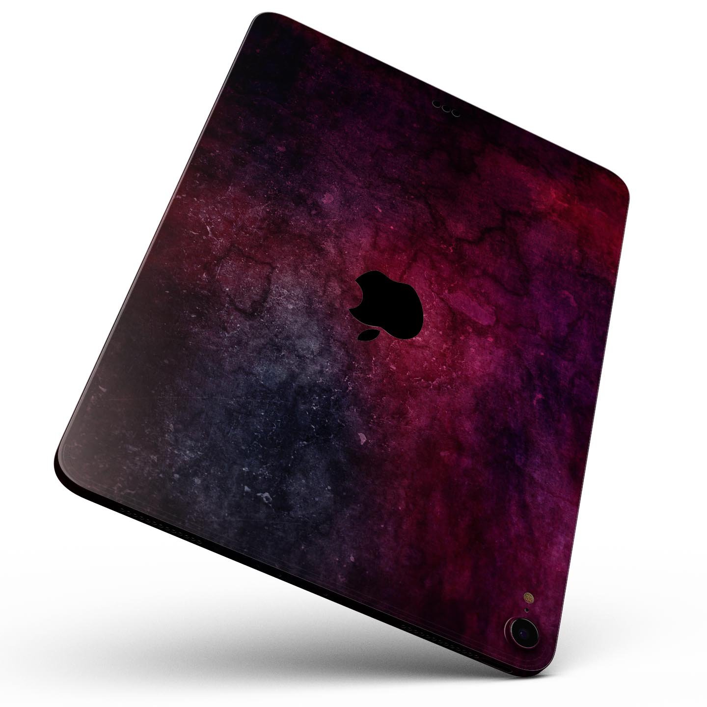 Abstract Fire & Ice V18 skin decal for Apple iPad Pro, showcasing vibrant colors and a sleek design.