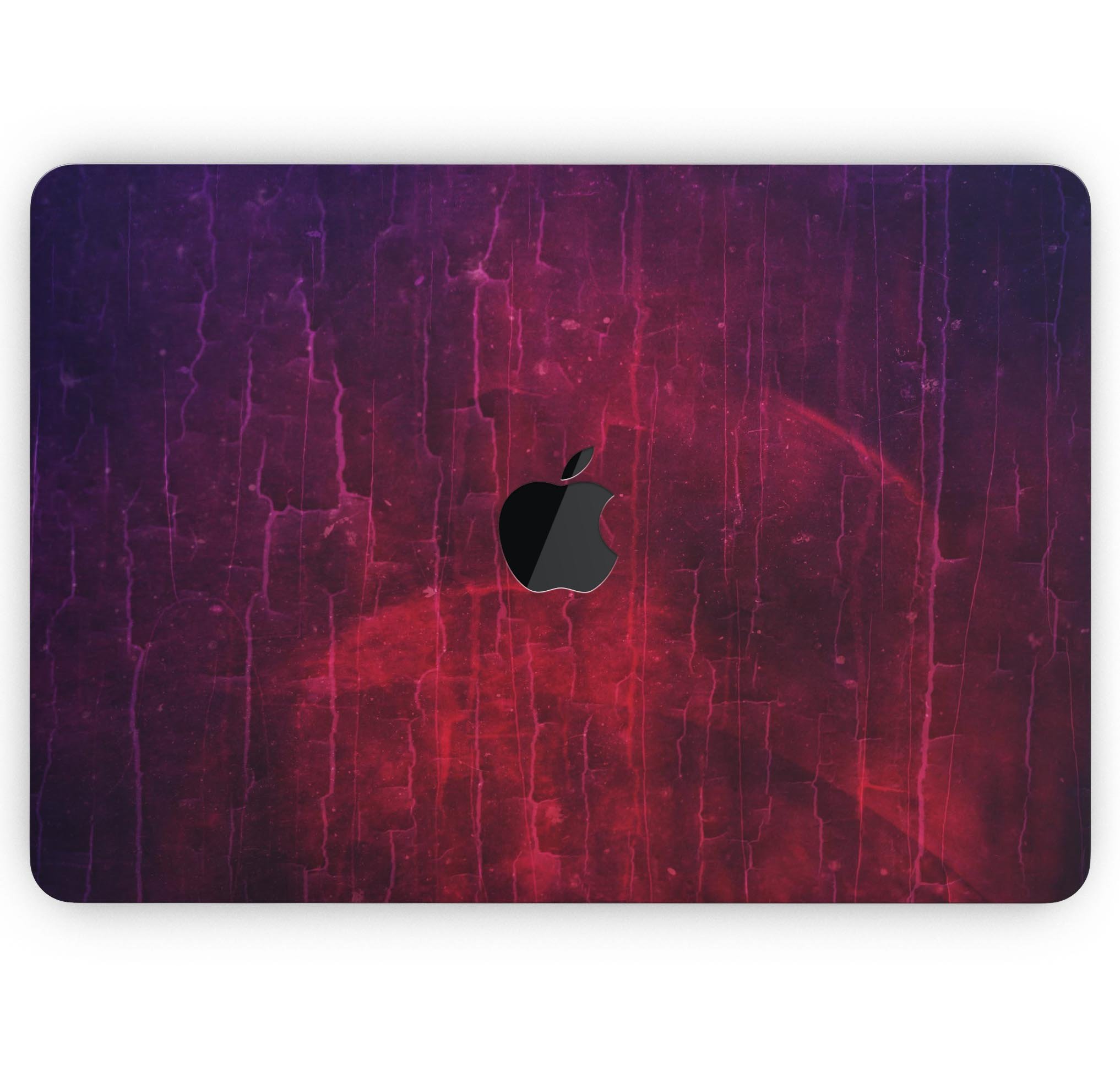 Abstract Fire & Ice V2 Skin Decal Wrap Kit for Apple MacBook, showcasing vibrant colors and sleek design.