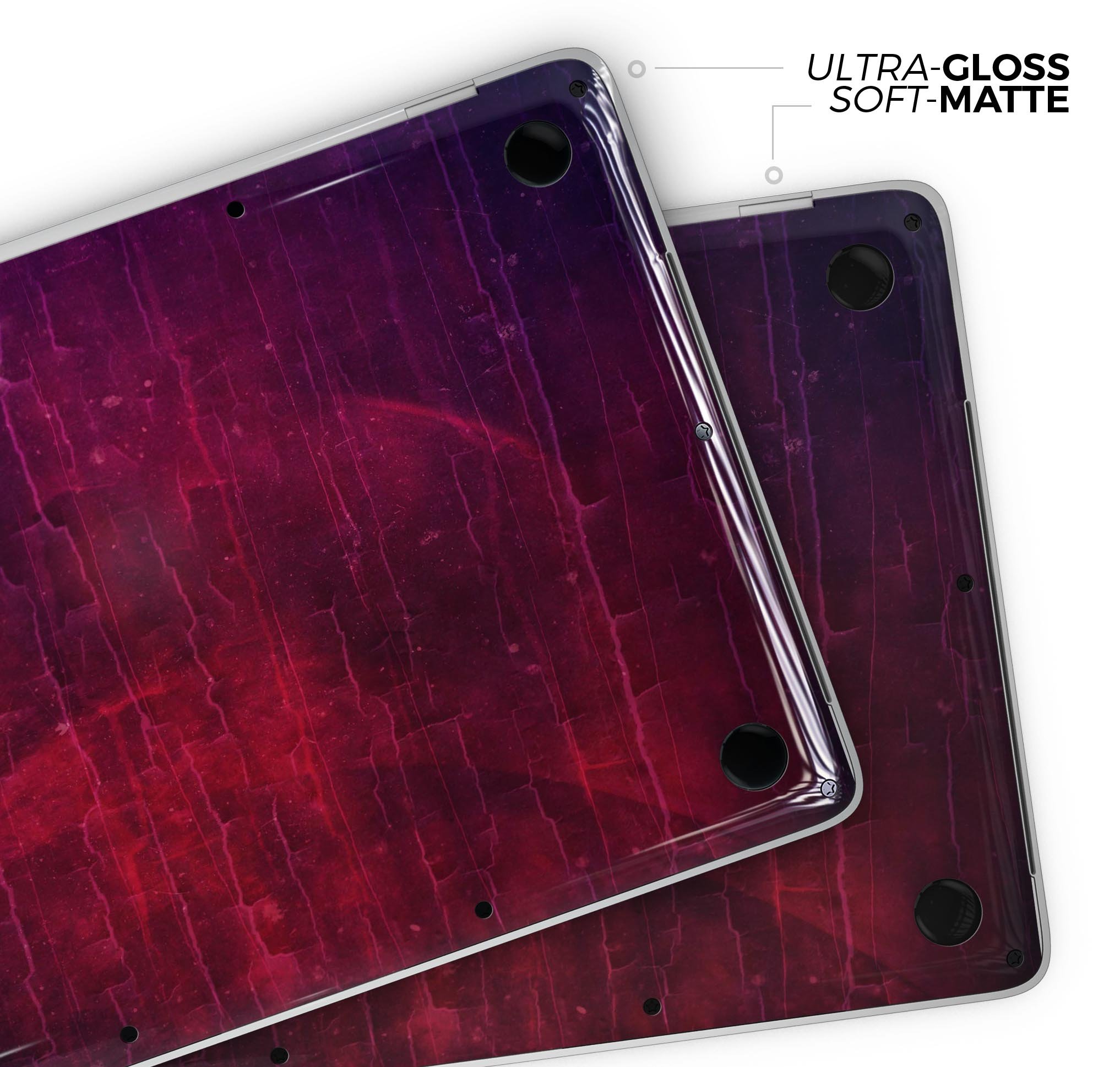 Abstract Fire & Ice V2 Skin Decal Wrap Kit for Apple MacBook, showcasing vibrant colors and sleek design.