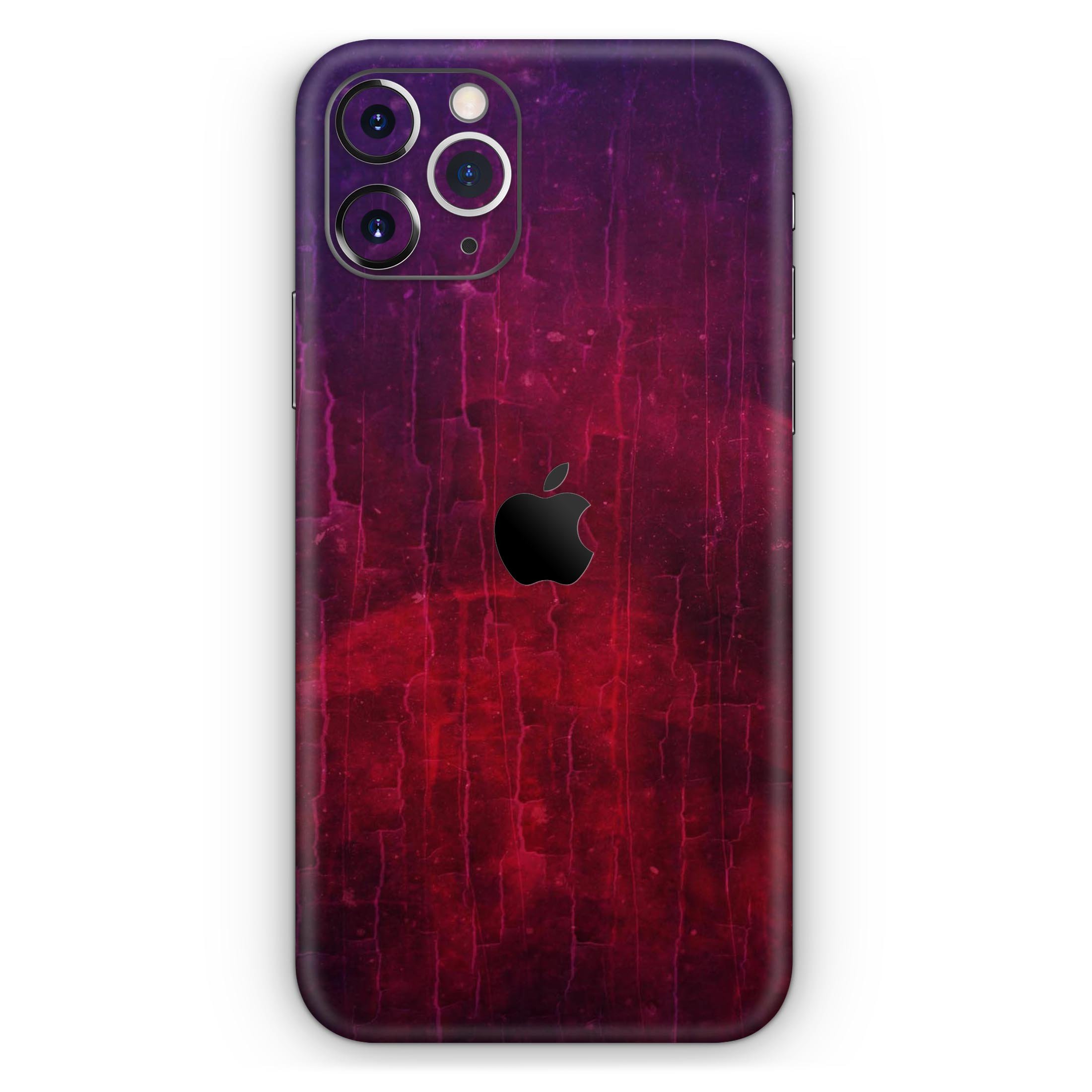 Abstract Fire & Ice V2 Skin-Kit for Apple iPhone 13, showcasing vibrant colors and a sleek design.