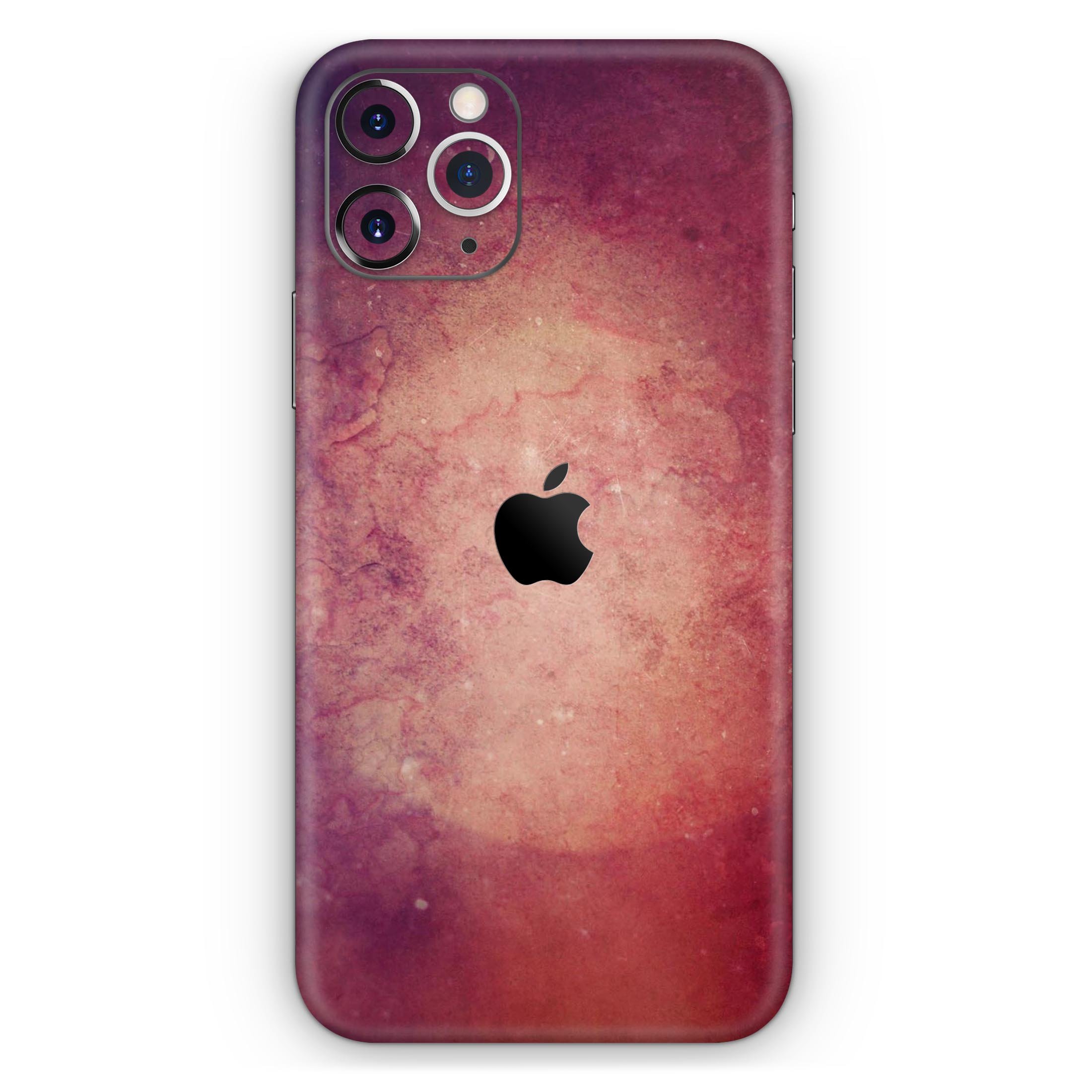 Abstract Fire & Ice V20 Skin-Kit for Apple iPhone, showcasing vibrant colors and a sleek design.