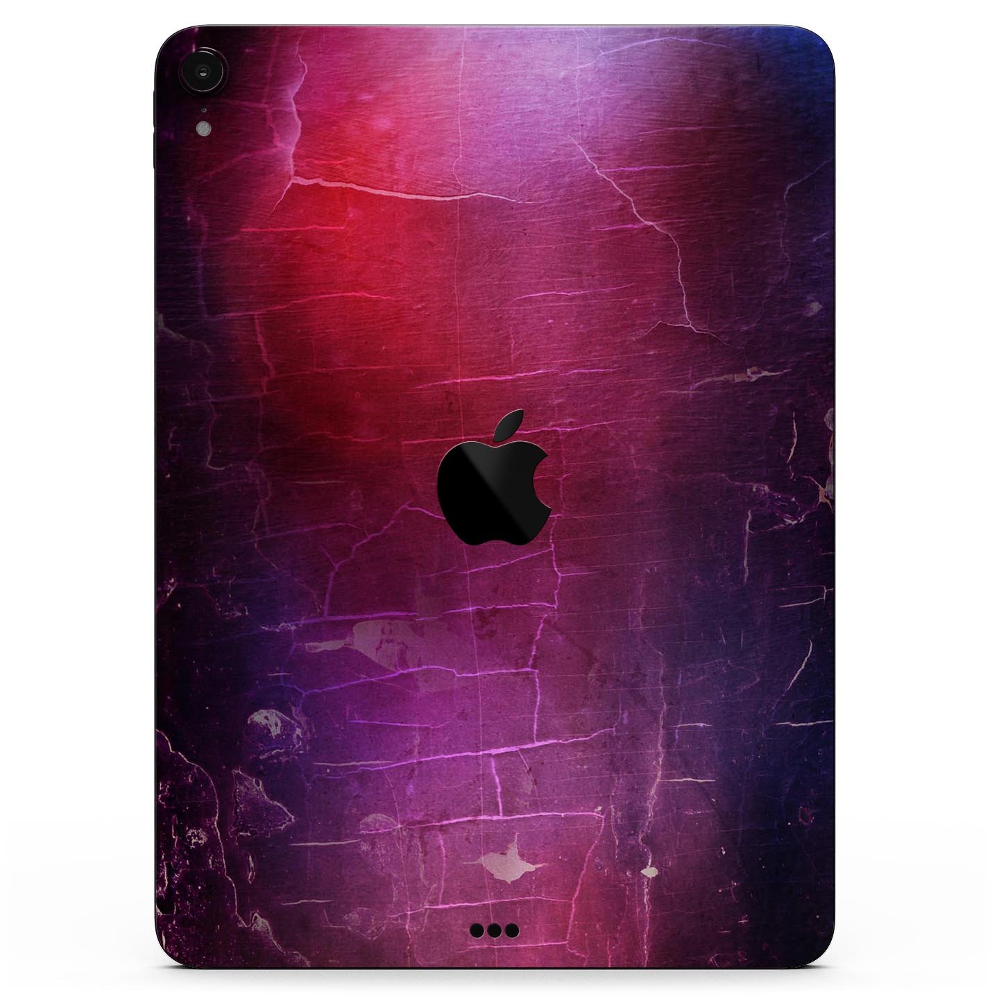 Abstract Fire & Ice V3 skin decal for Apple iPad Pro, showcasing vibrant colors and sleek design.