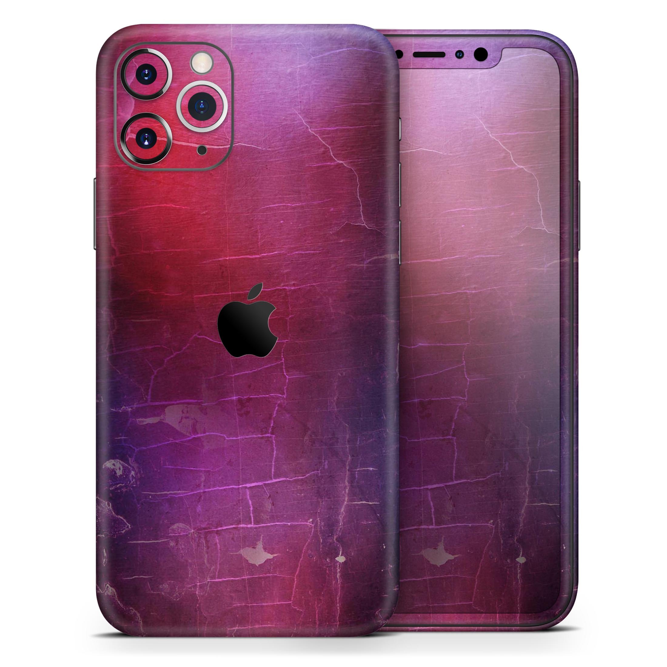 Abstract Fire & Ice V3 skin for Apple iPhone 13, showcasing vibrant colors and sleek design.