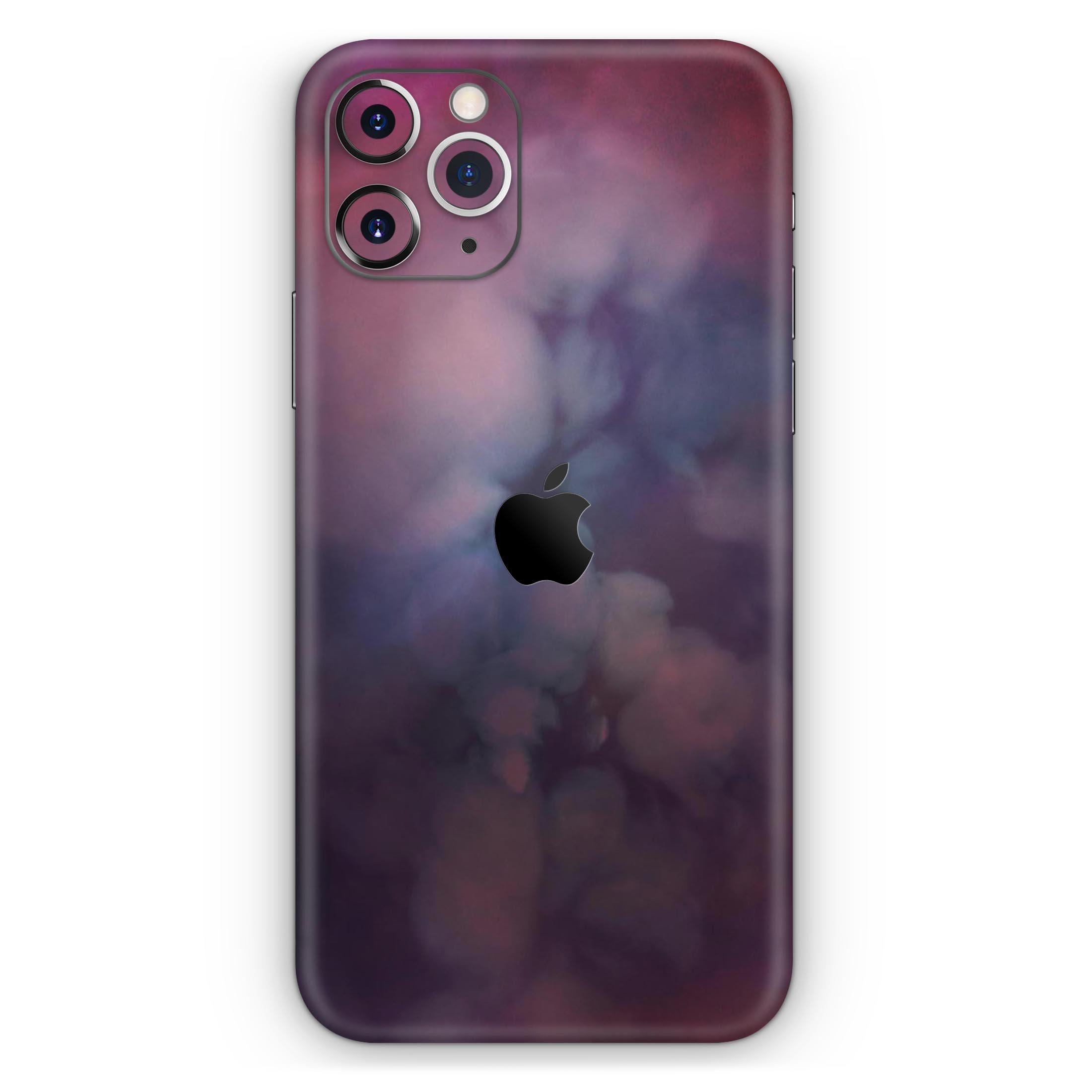 Abstract Fire & Ice V4 Skin-Kit for Apple iPhone 13, showcasing vibrant design and premium vinyl material.