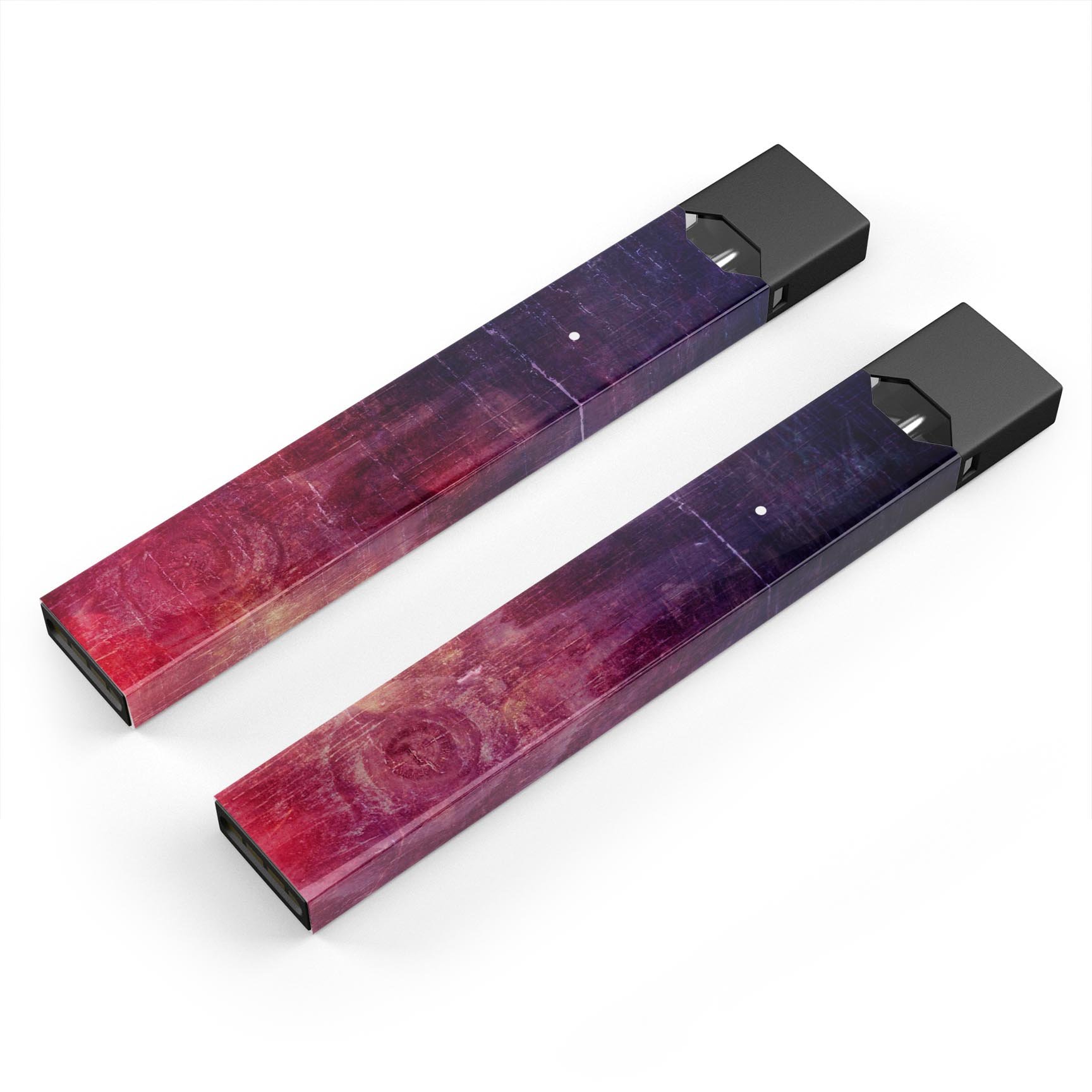 Abstract Fire & Ice V6 skin-wrap sticker for JUUL device, showcasing vibrant colors and premium design.