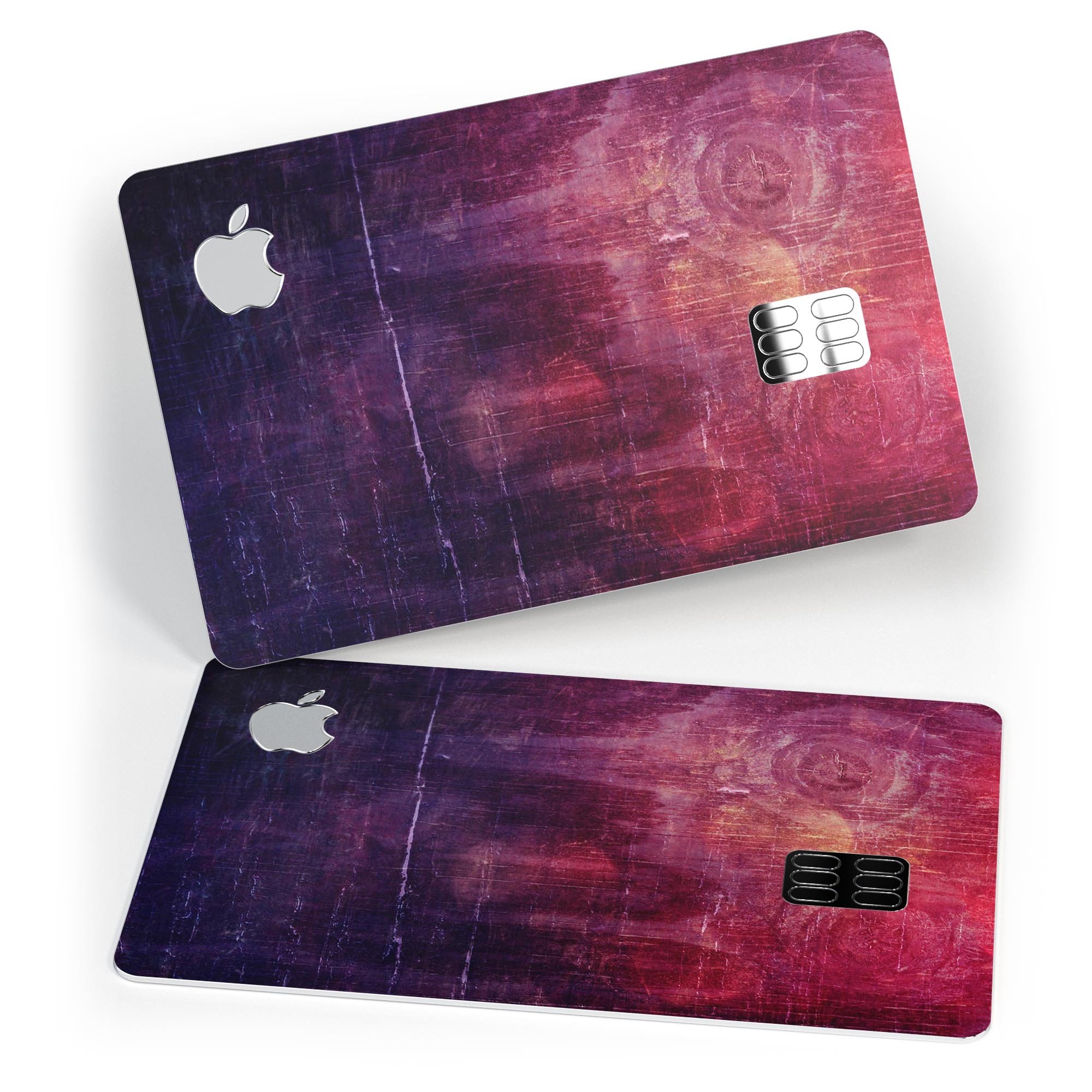 Abstract Fire & Ice V6 decal skin-kit for Apple Card, showcasing premium vinyl design and finishes.