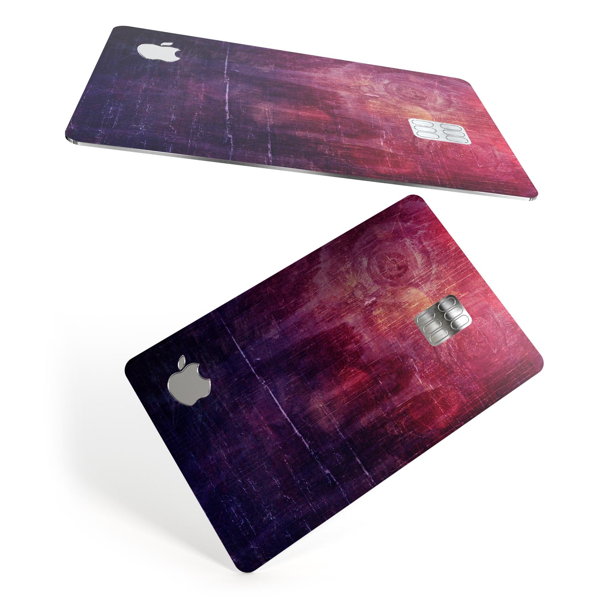 Abstract Fire & Ice V6 decal skin-kit for Apple Card, showcasing premium vinyl design and finishes.