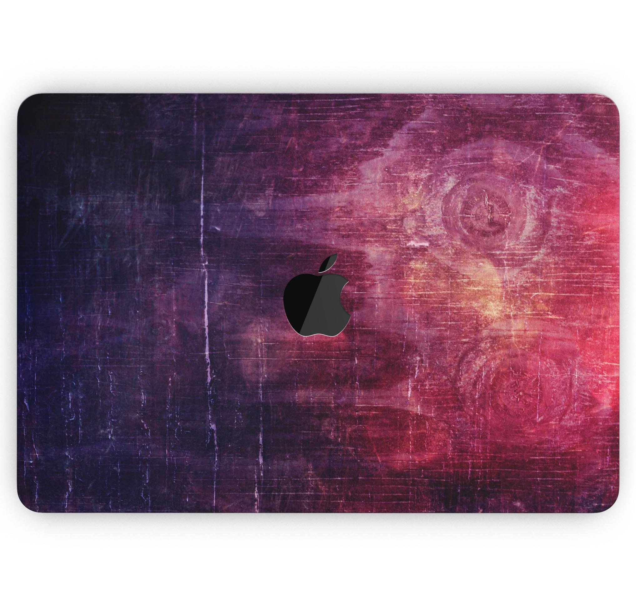 Abstract Fire & Ice V6 Skin Decal Wrap Kit for Apple MacBook, showcasing vibrant colors and sleek design.