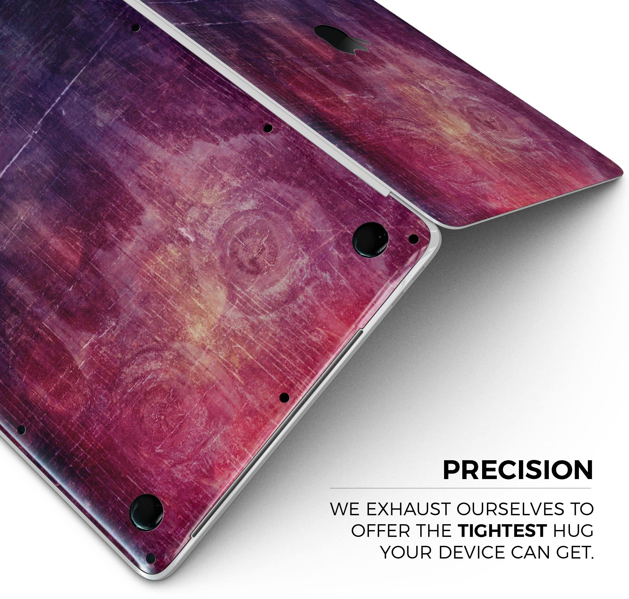 Abstract Fire & Ice V6 Skin Decal Wrap Kit for Apple MacBook, showcasing vibrant colors and sleek design.