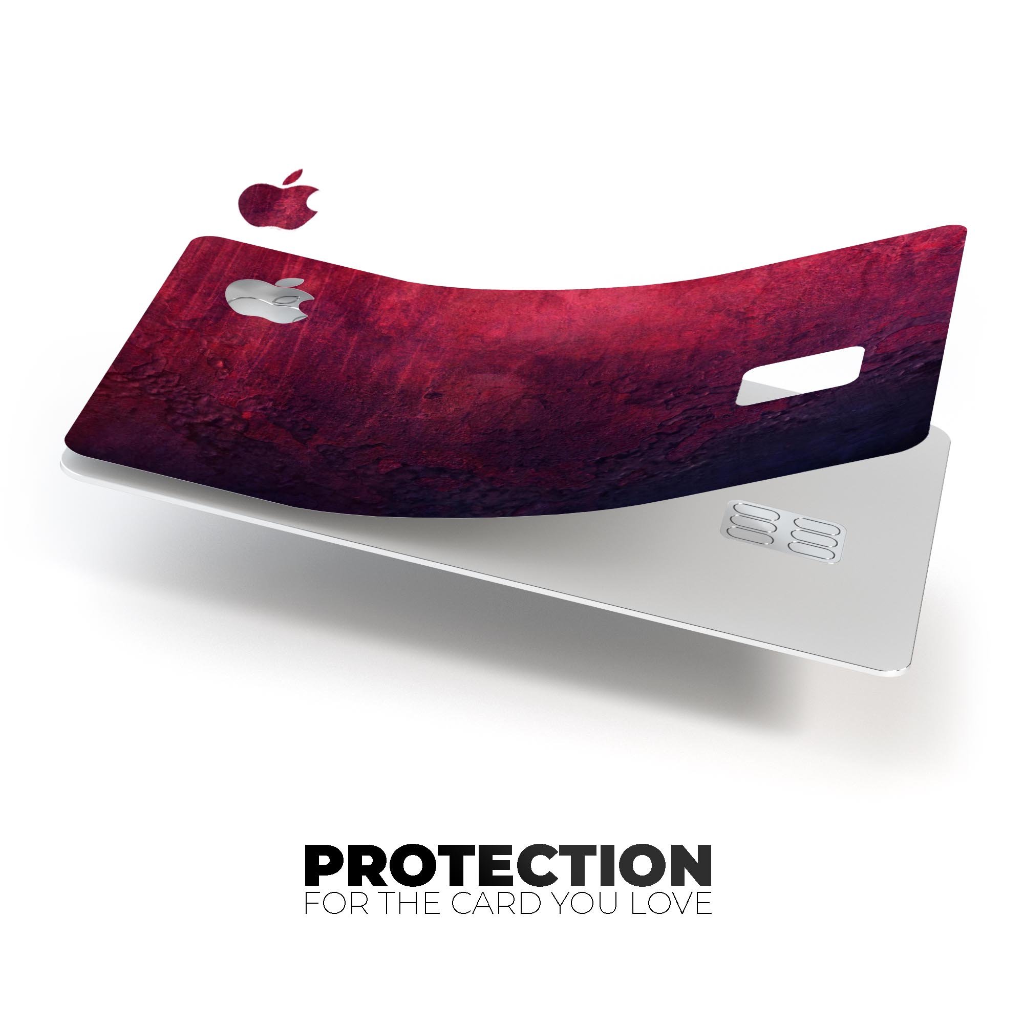 Abstract Fire & Ice V9 decal skin kit for Apple Card, showcasing premium vinyl design and finishes.