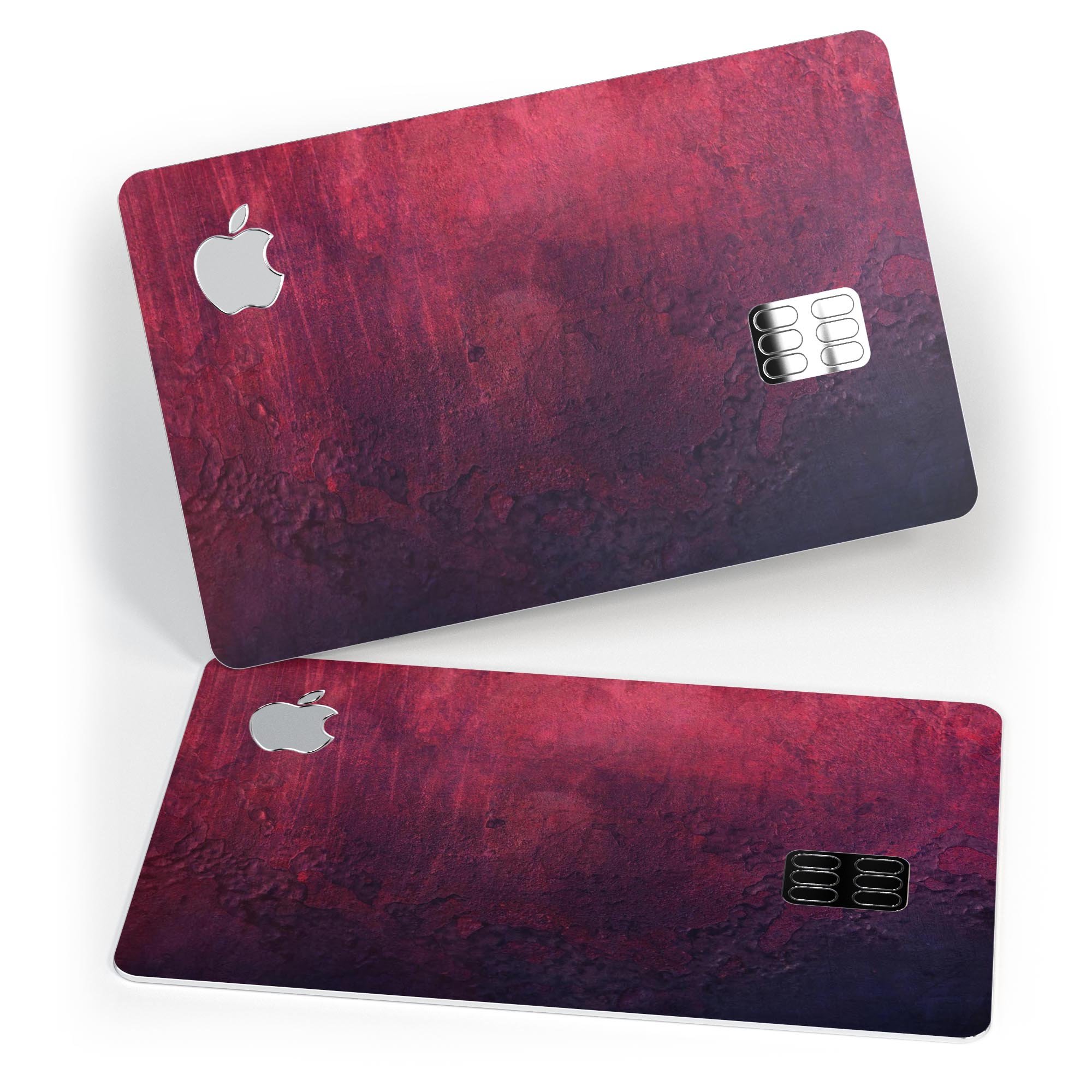 Abstract Fire & Ice V9 decal skin kit for Apple Card, showcasing premium vinyl design and finishes.