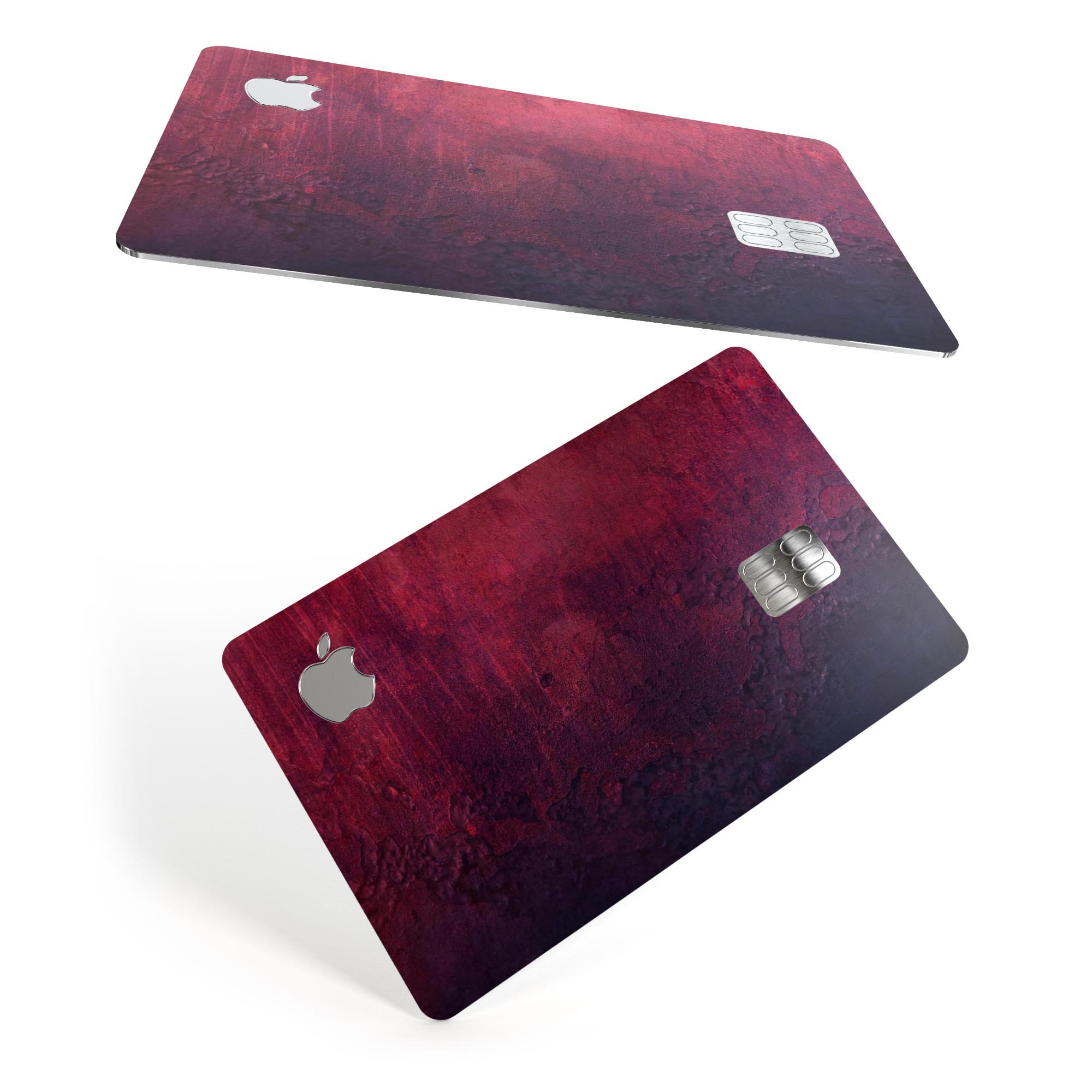 Abstract Fire & Ice V9 decal skin kit for Apple Card, showcasing premium vinyl design and finishes.