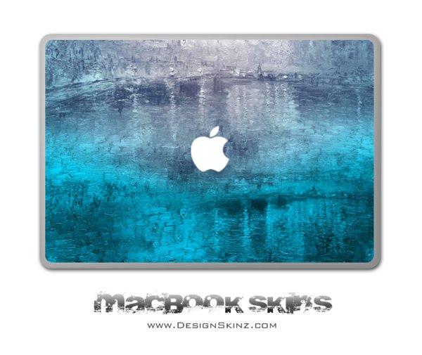 Abstract Oil Painting MacBook Skin featuring vibrant colors and artistic design, available for various MacBook sizes.