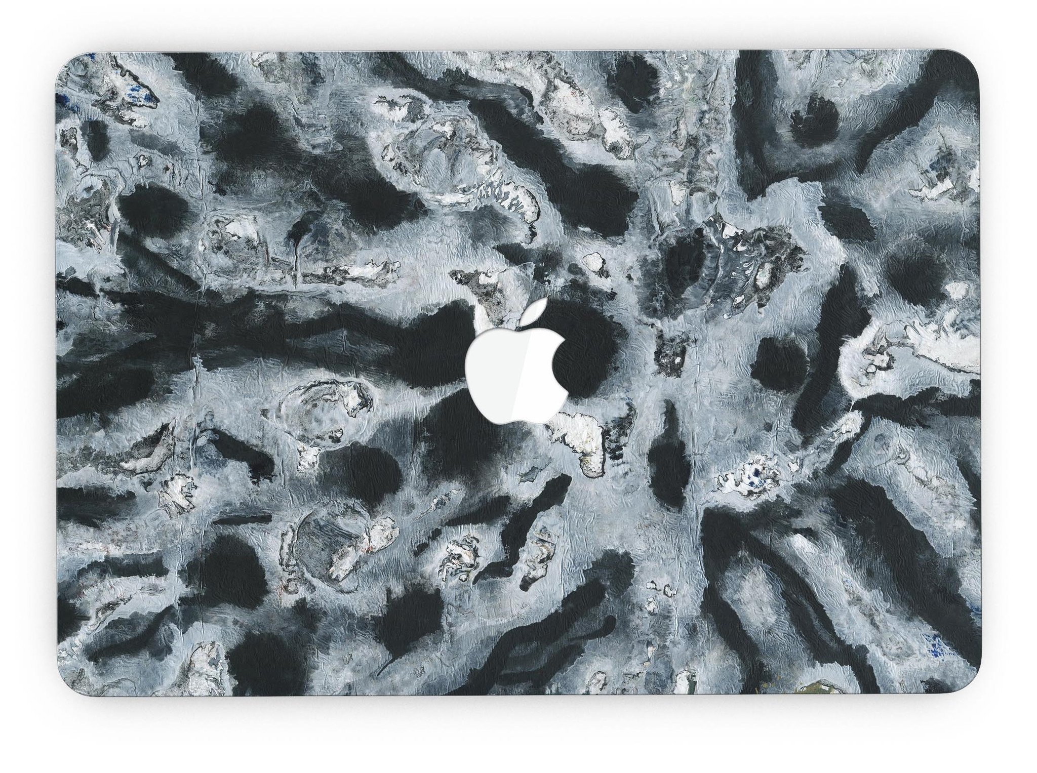 Abstract Paint v4 skin for MacBook Pro with Retina Display, showcasing vibrant colors and a sleek design.