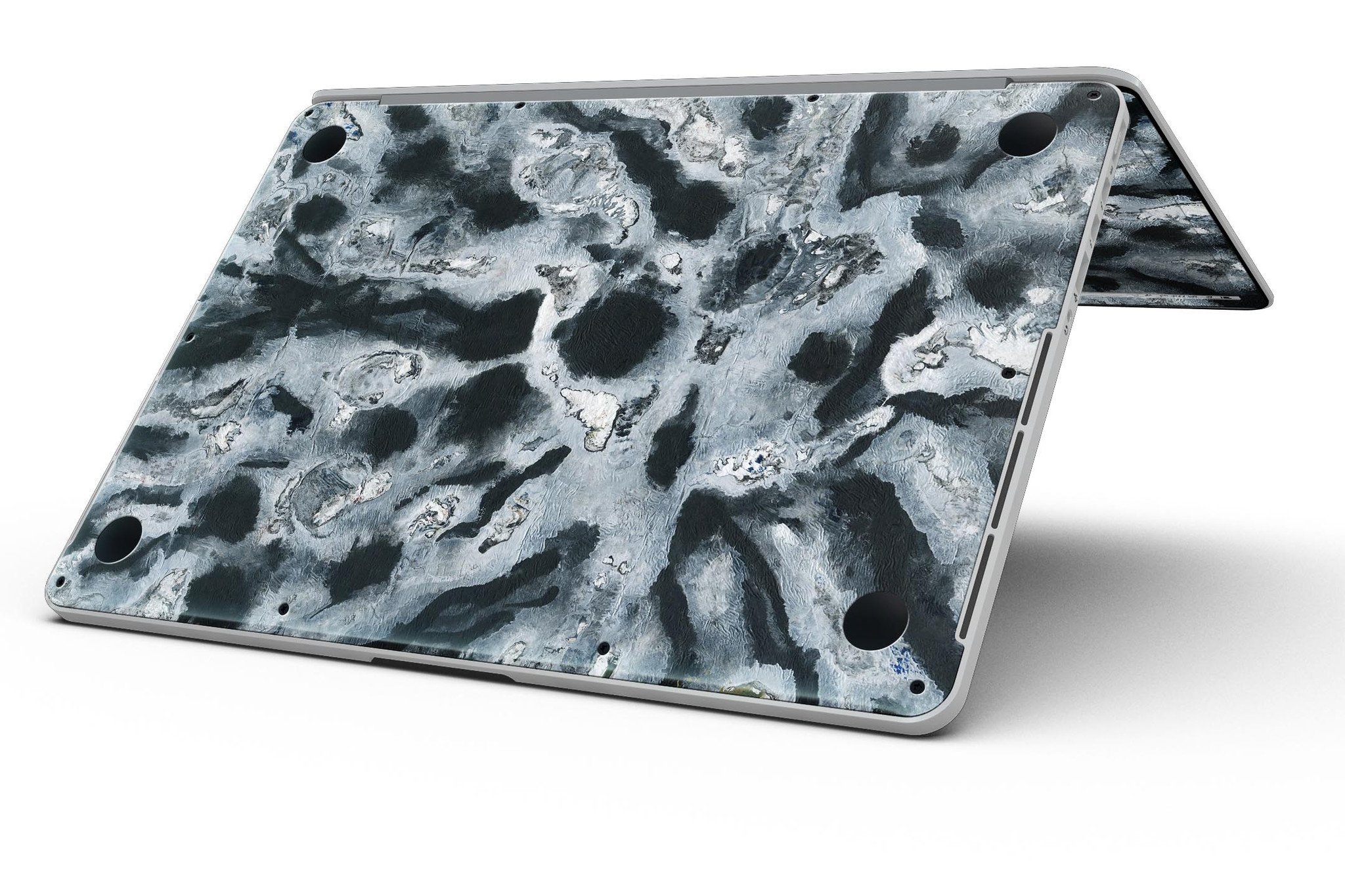 Abstract Paint v4 skin for MacBook Pro with Retina Display, showcasing vibrant colors and a sleek design.