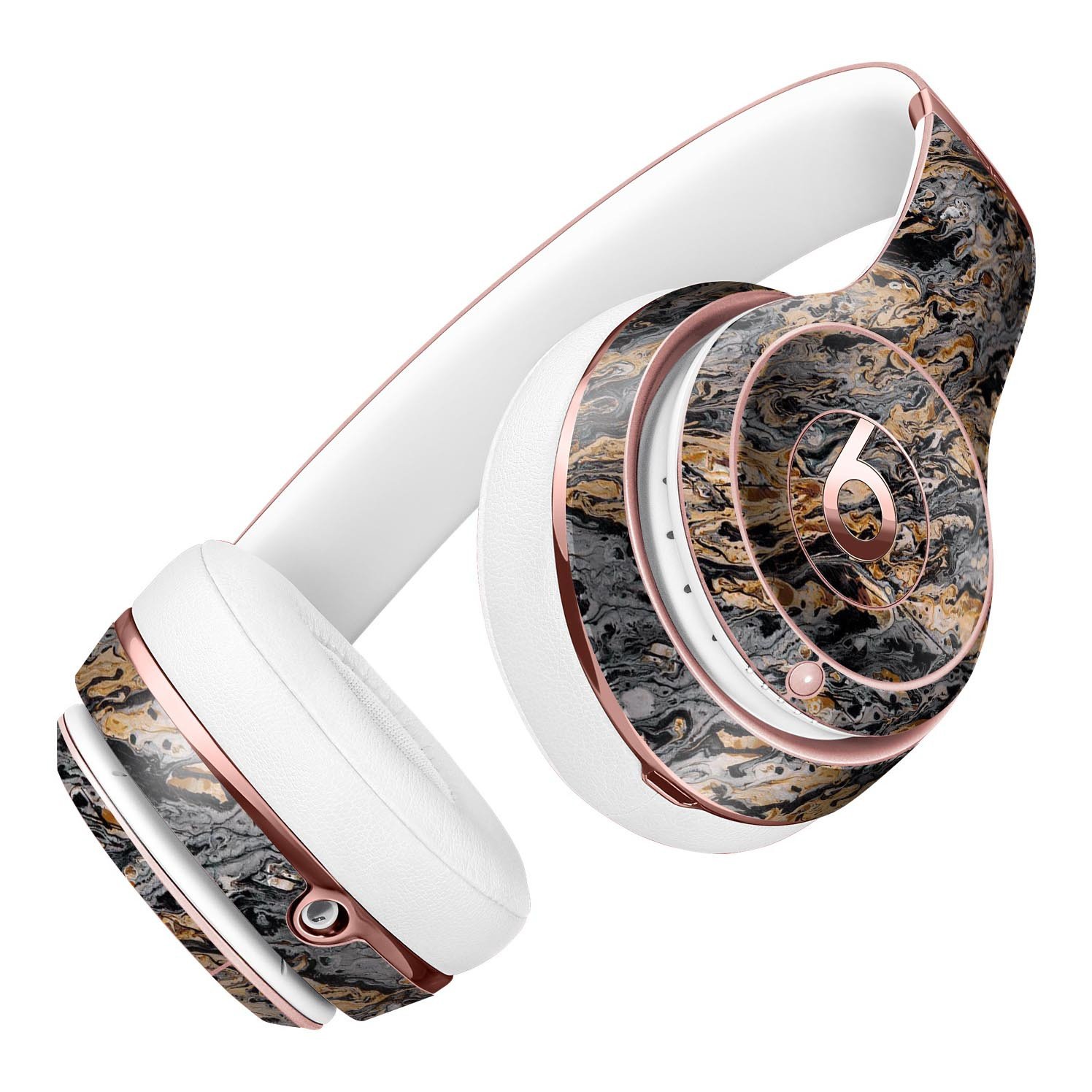 Abstract Wet Paint v6 Full-Body Skin Kit for Beats by Dre Solo 3, showcasing vibrant colors and a sleek design.