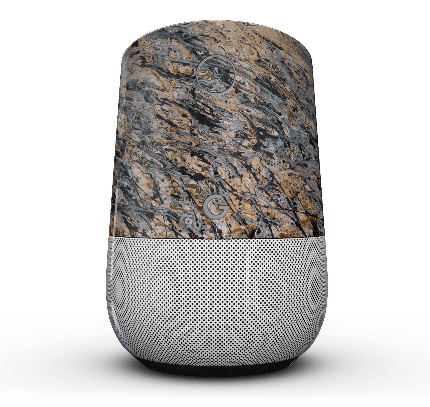 Abstract Wet Paint v6 Full-Body Skin Kit for Google Home, showcasing ultra-gloss and soft-matte finishes.