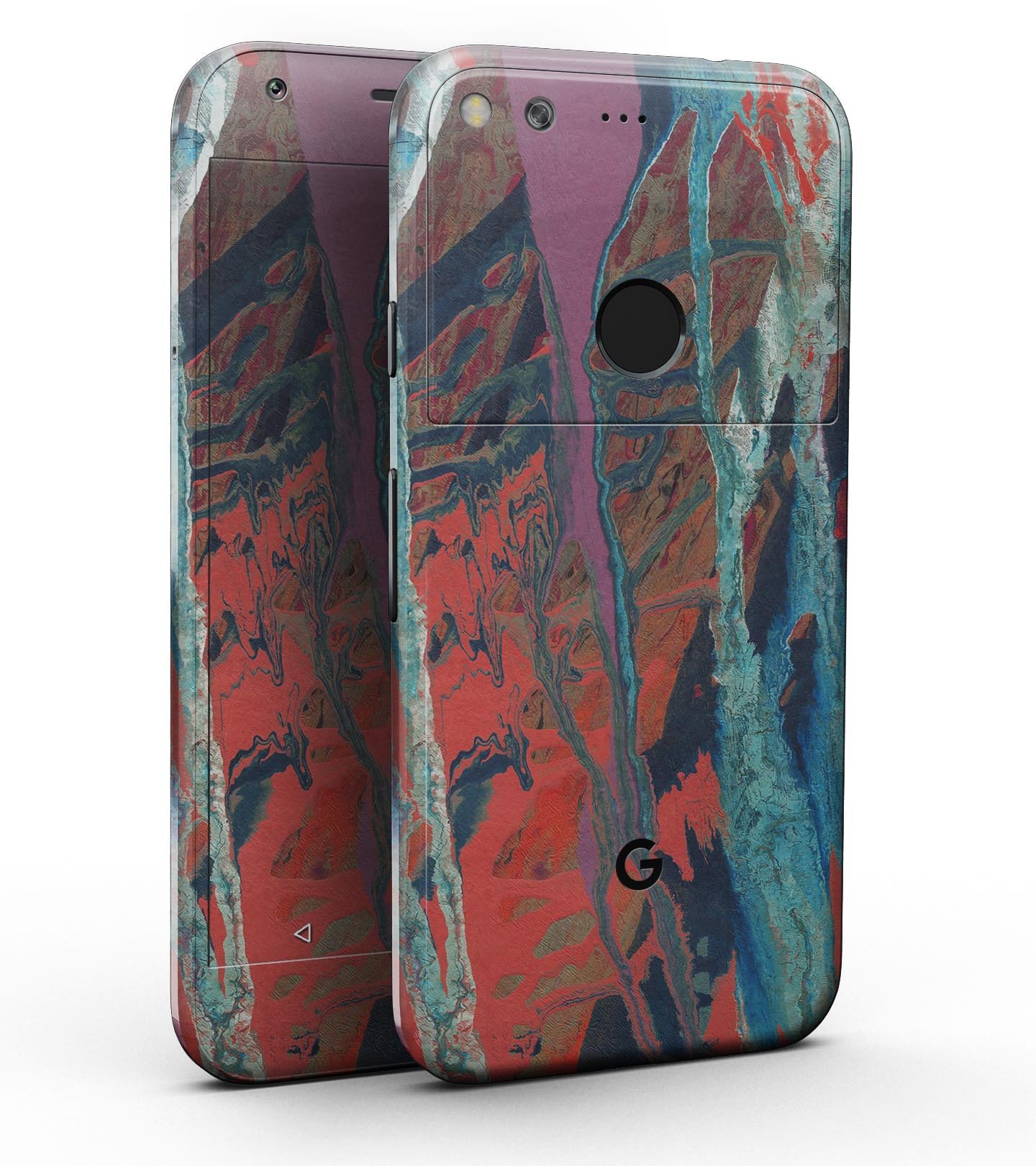 Abstract Wet Paint v92 Full-Body Skin Kit for Google Pixel, showcasing sleek design and precision fit.