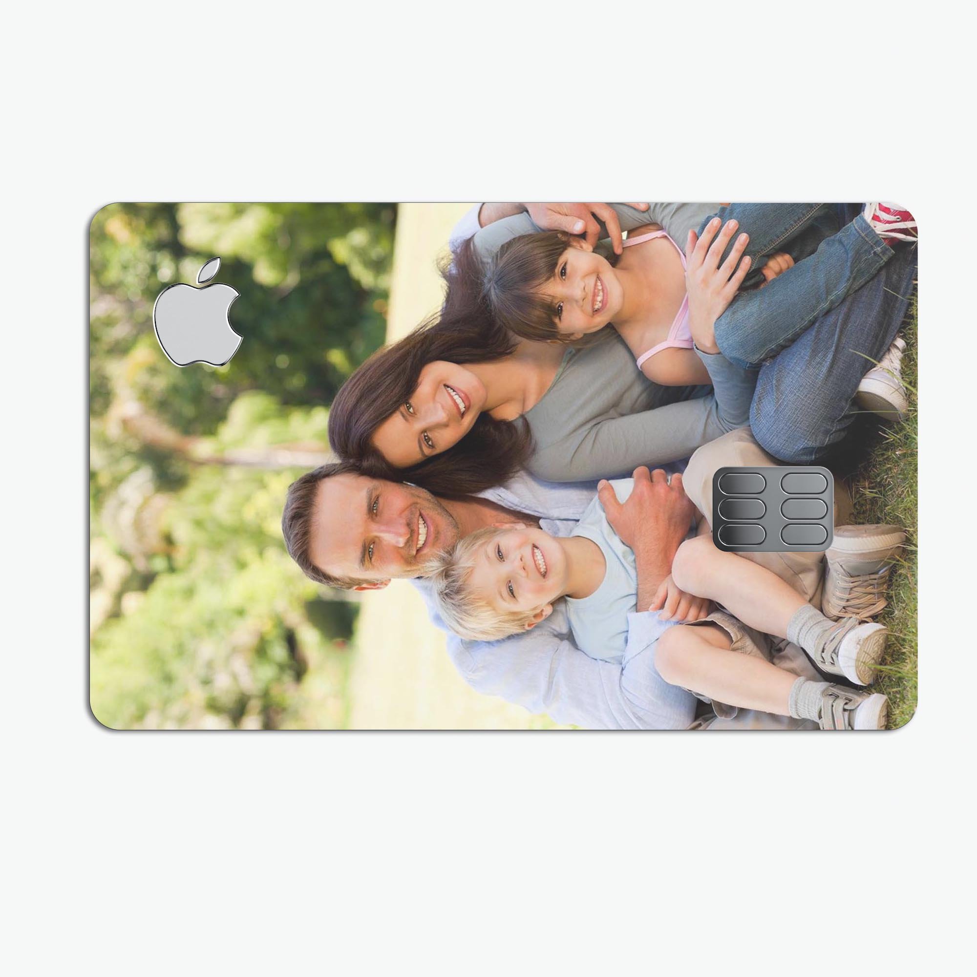 Premium Protective Decal Skin-Kit for Apple Card, showcasing ultra-gloss and soft-matte finishes with bubble-free installation.