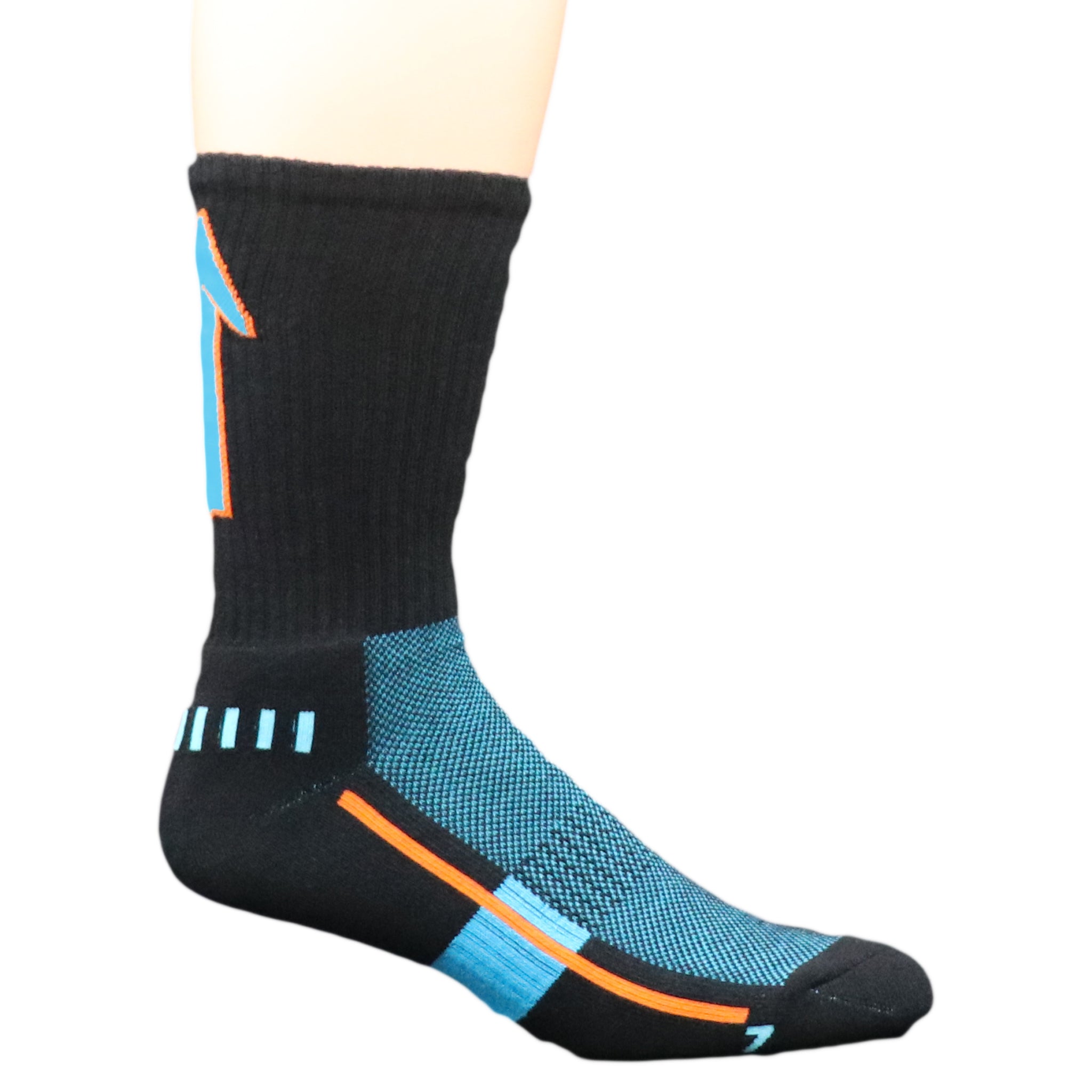 AiRFLeX Crew Socks in four vibrant colorways, showcasing performance features and breathable design.