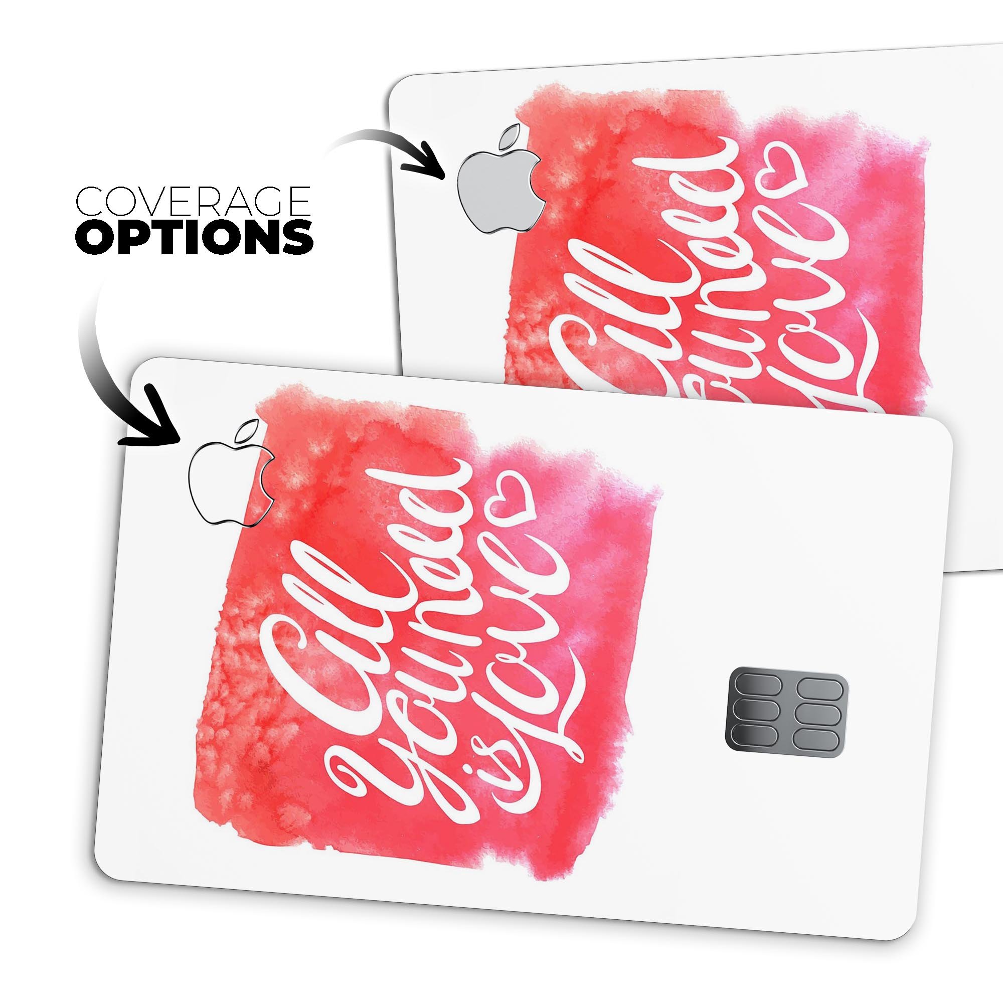 Premium Protective Decal Skin-Kit for Apple Card featuring a stylish design and high-quality vinyl material.