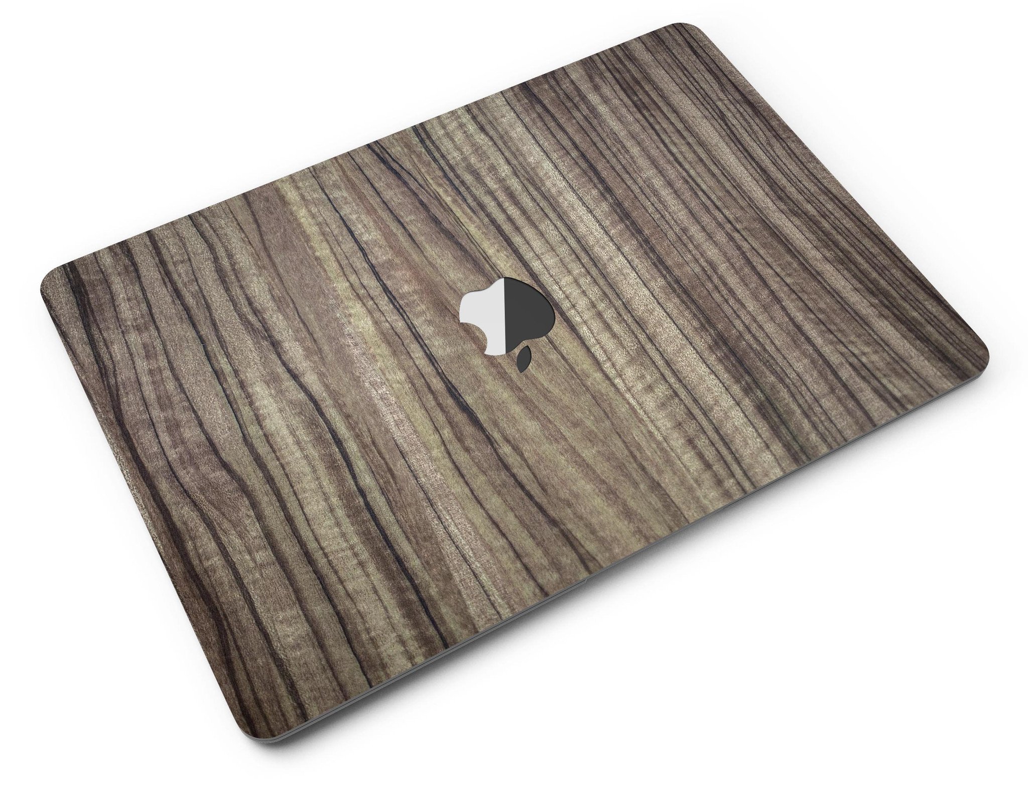 Allure Collection Luxurious Textured Wood Kit for 12" MacBook showcasing elegant wood finishes and precision-cut design.