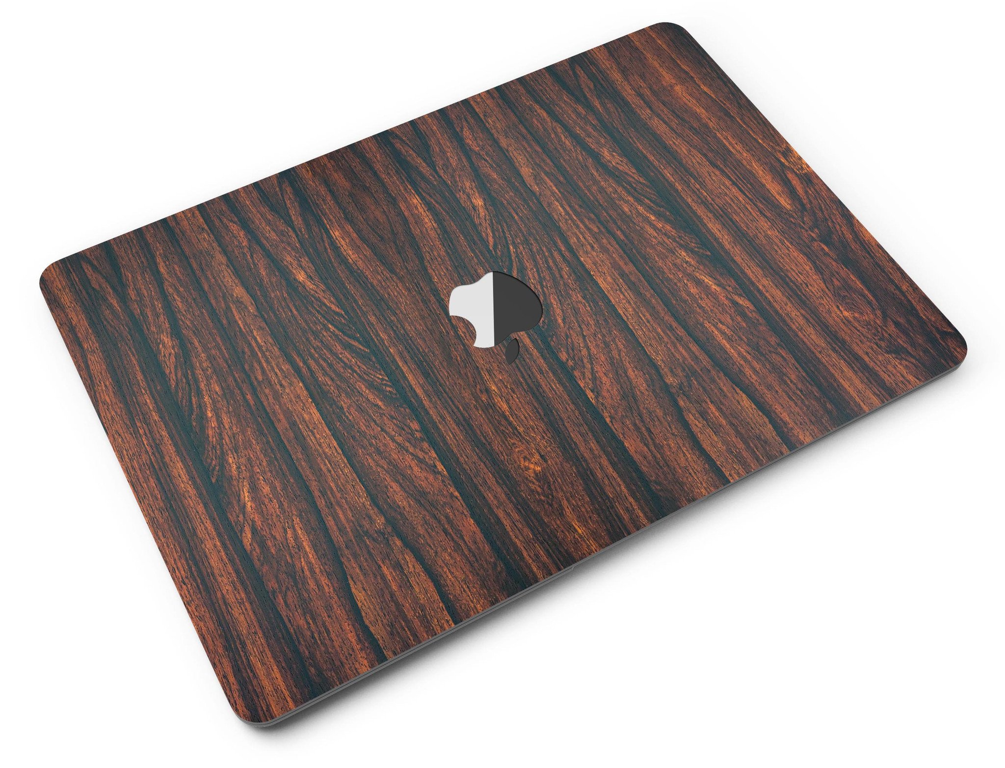 Allure Collection Luxurious Textured Wood Kit for 12" MacBook showcasing elegant wood finishes and precision-cut design.