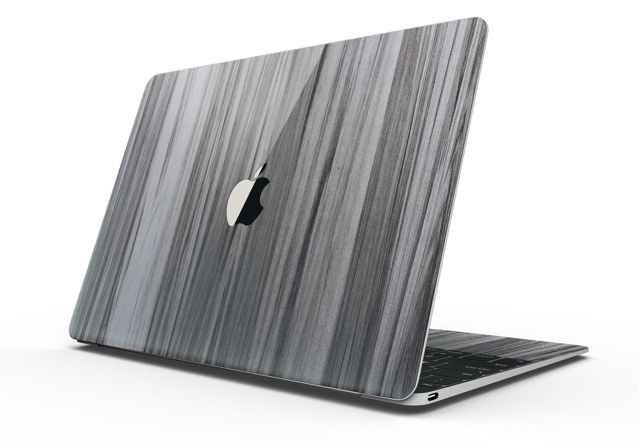 Allure Collection Luxurious Textured Wood Kit for 12" MacBook showcasing elegant wood finishes and precision-cut design.