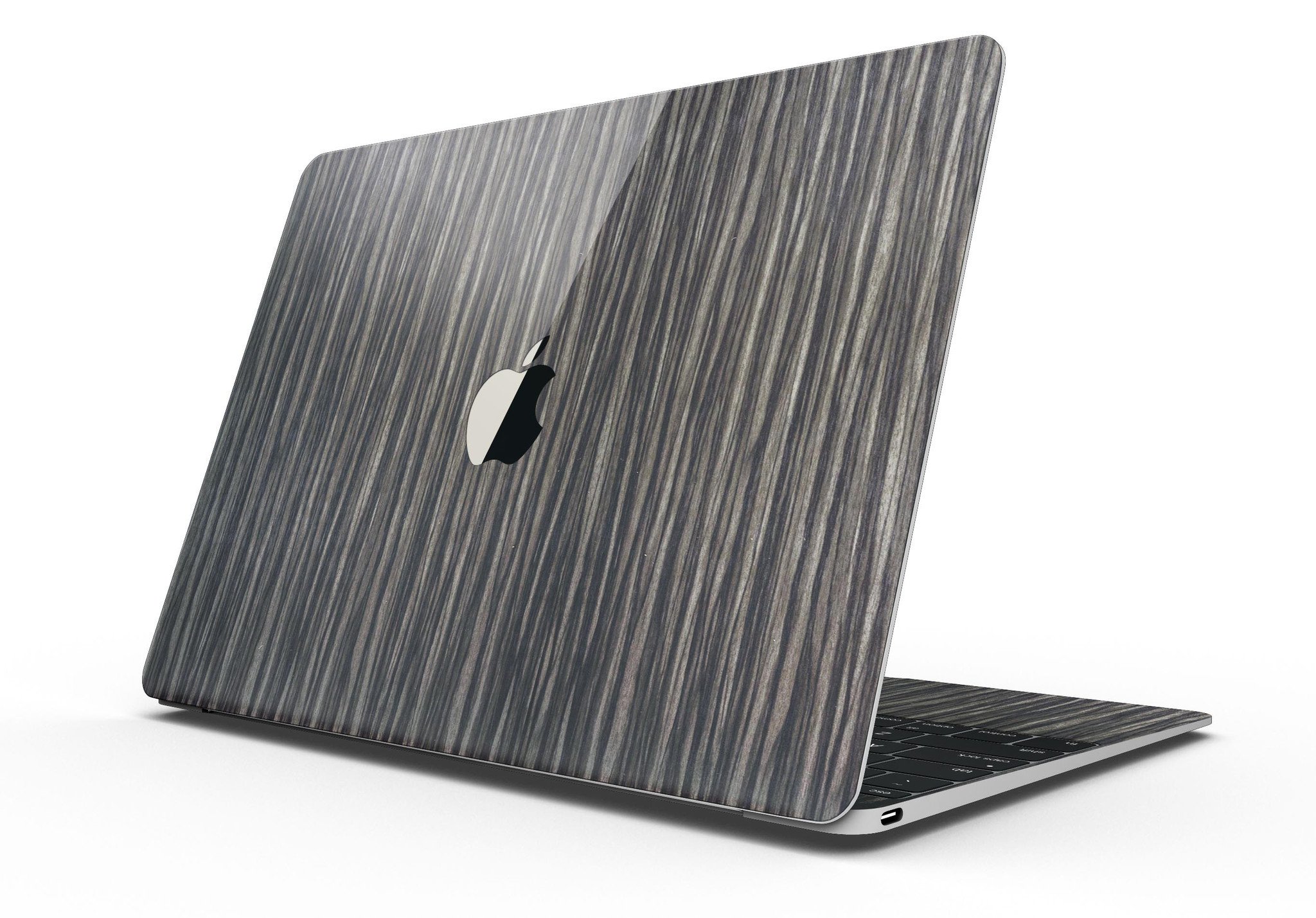 Allure Collection Luxurious Textured Wood Kit for 12" MacBook showcasing elegant wood finishes and precision-cut design.