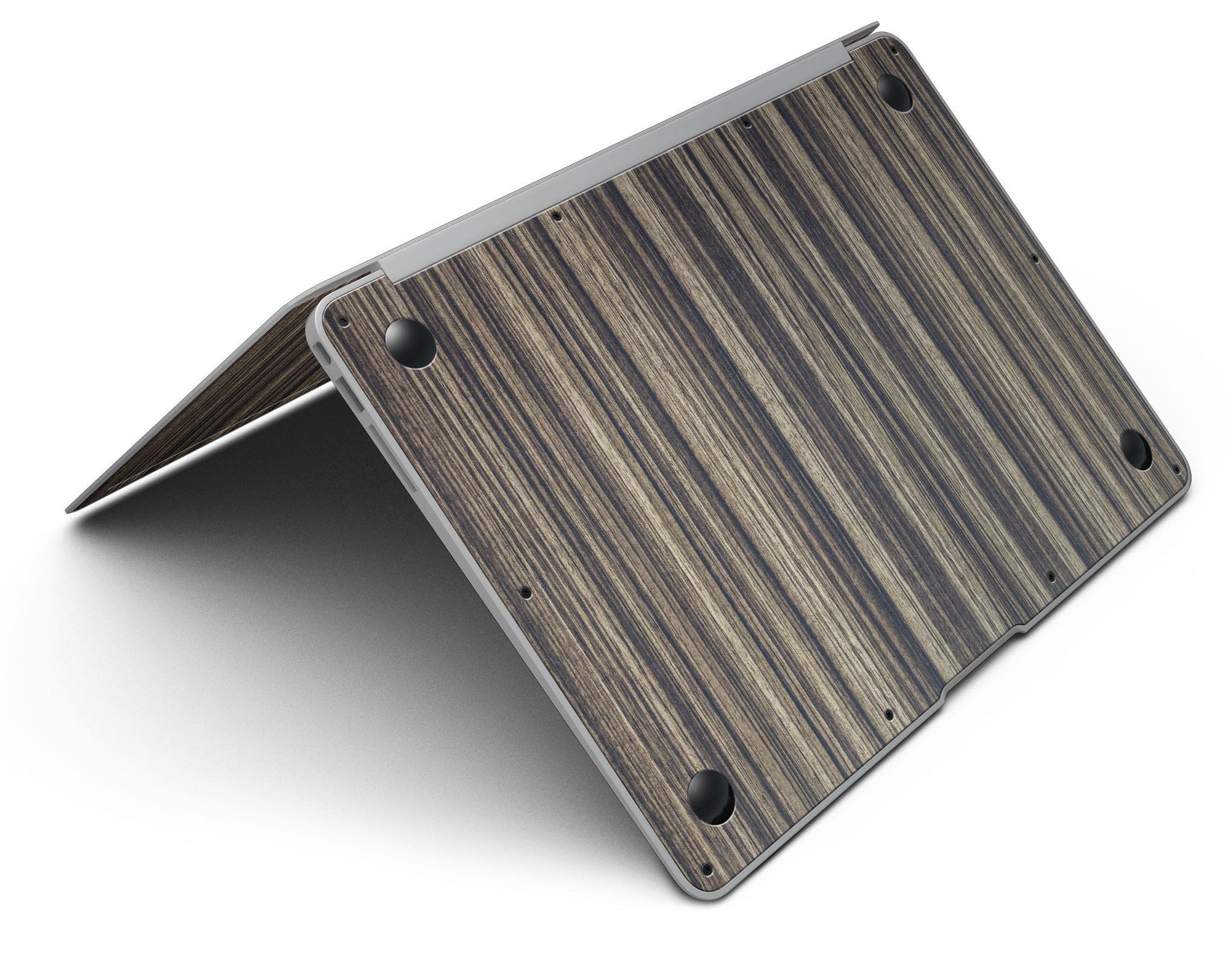 Allure Collection Luxurious Textured Wood Kit for MacBook Air showcasing elegant wood finishes and precision-cut design.