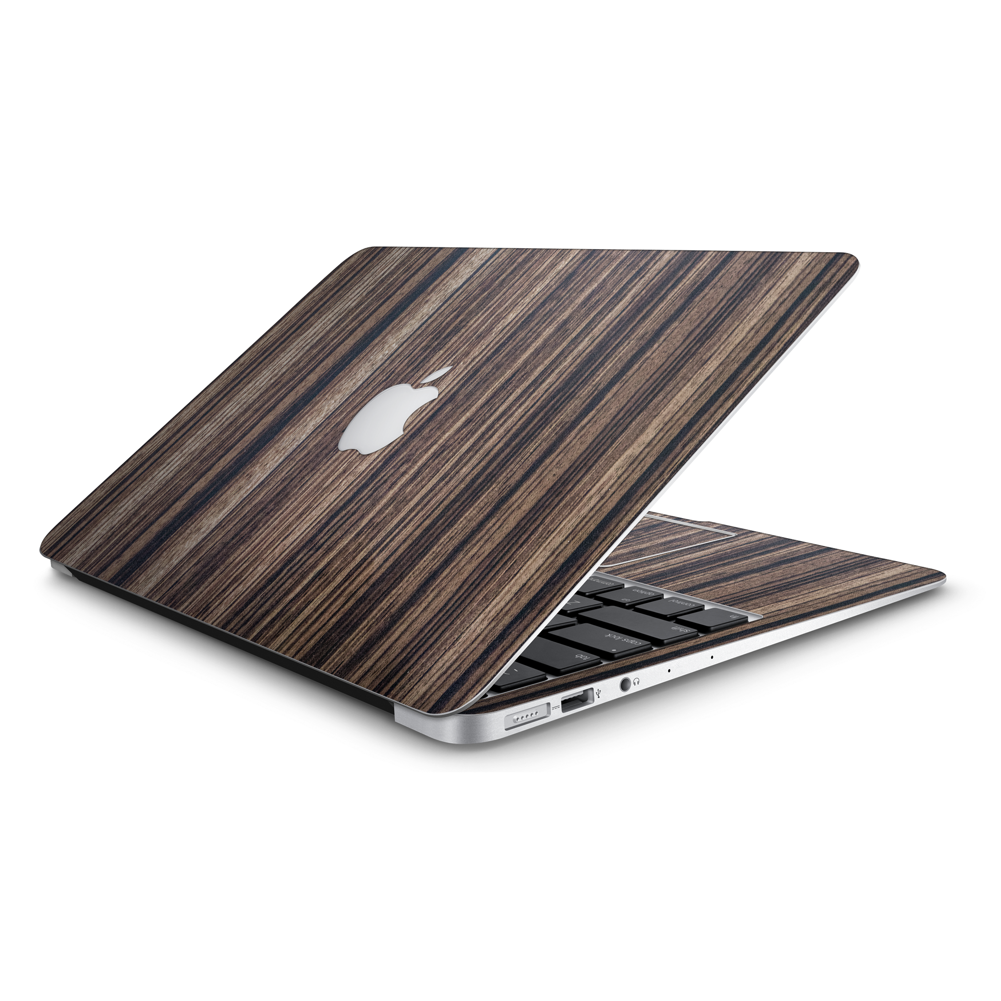 Allure Collection Luxurious Textured Wood Kit for MacBook Air showcasing elegant wood finishes and precision-cut design.