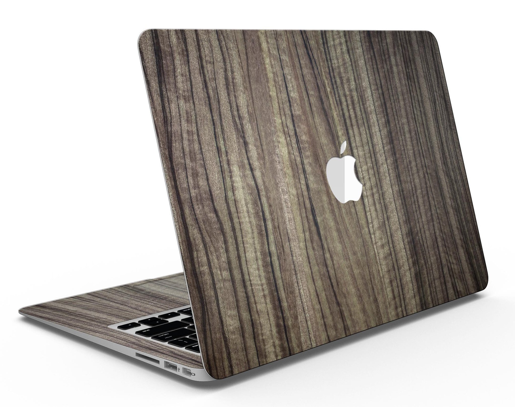 Allure Collection Luxurious Textured Wood Kit for MacBook Air showcasing elegant wood finishes and precision-cut design.