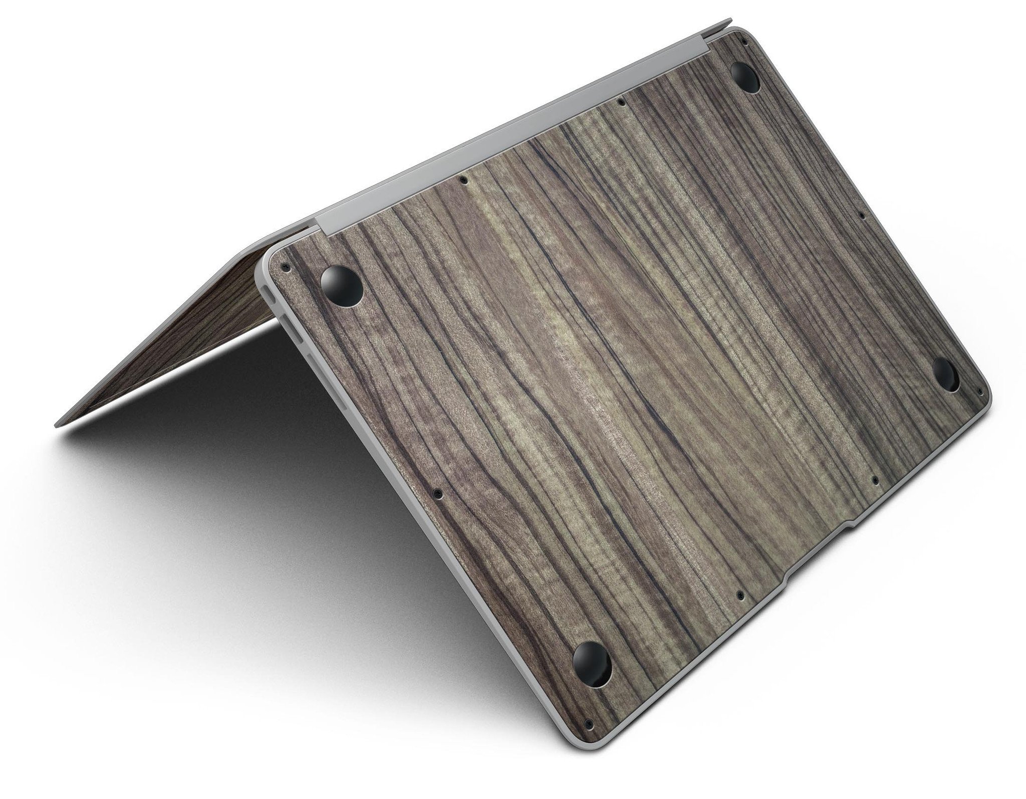 Allure Collection Luxurious Textured Wood Kit for MacBook Air showcasing elegant wood finishes and precision-cut design.