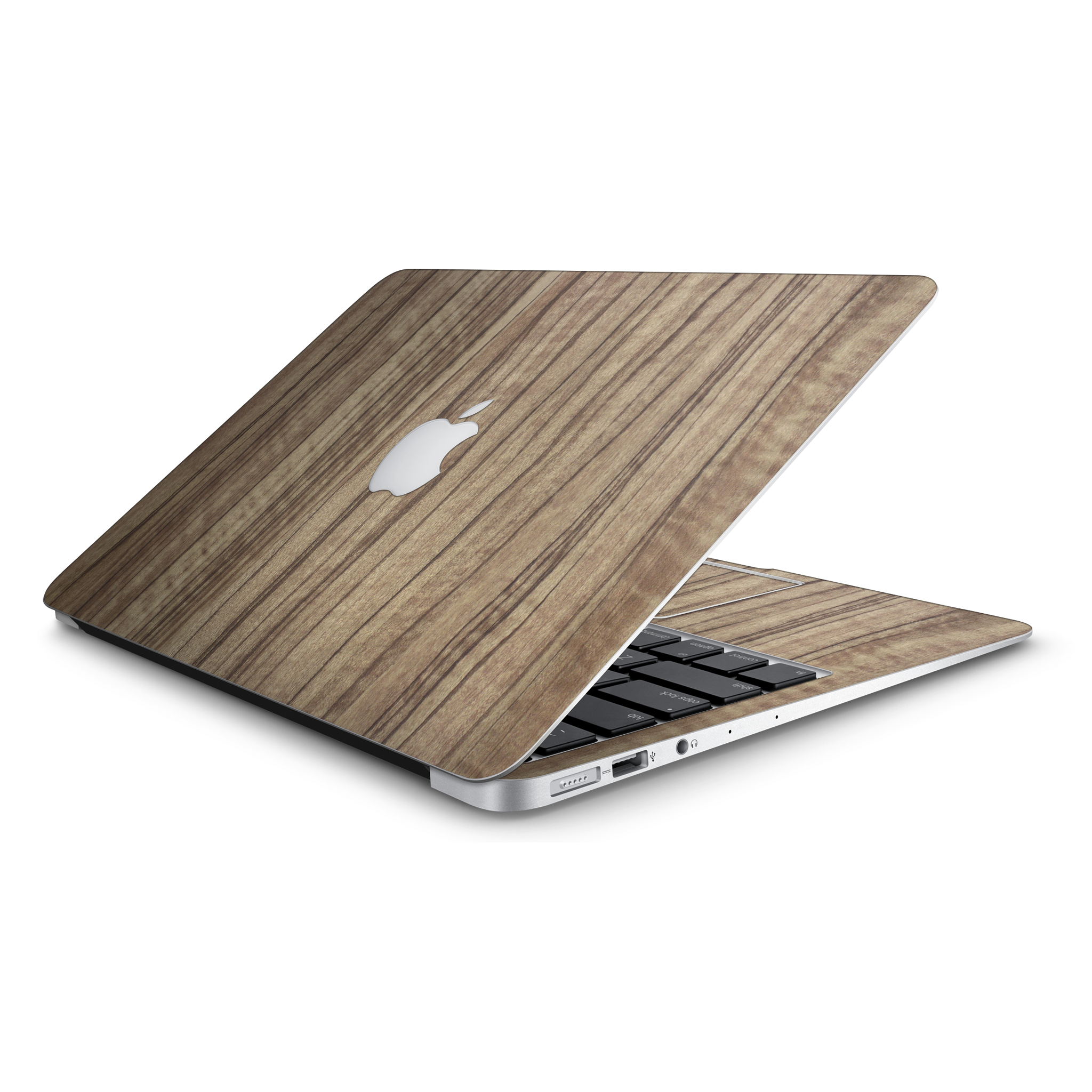 Allure Collection Luxurious Textured Wood Kit for MacBook Air showcasing elegant wood finishes and precision-cut design.