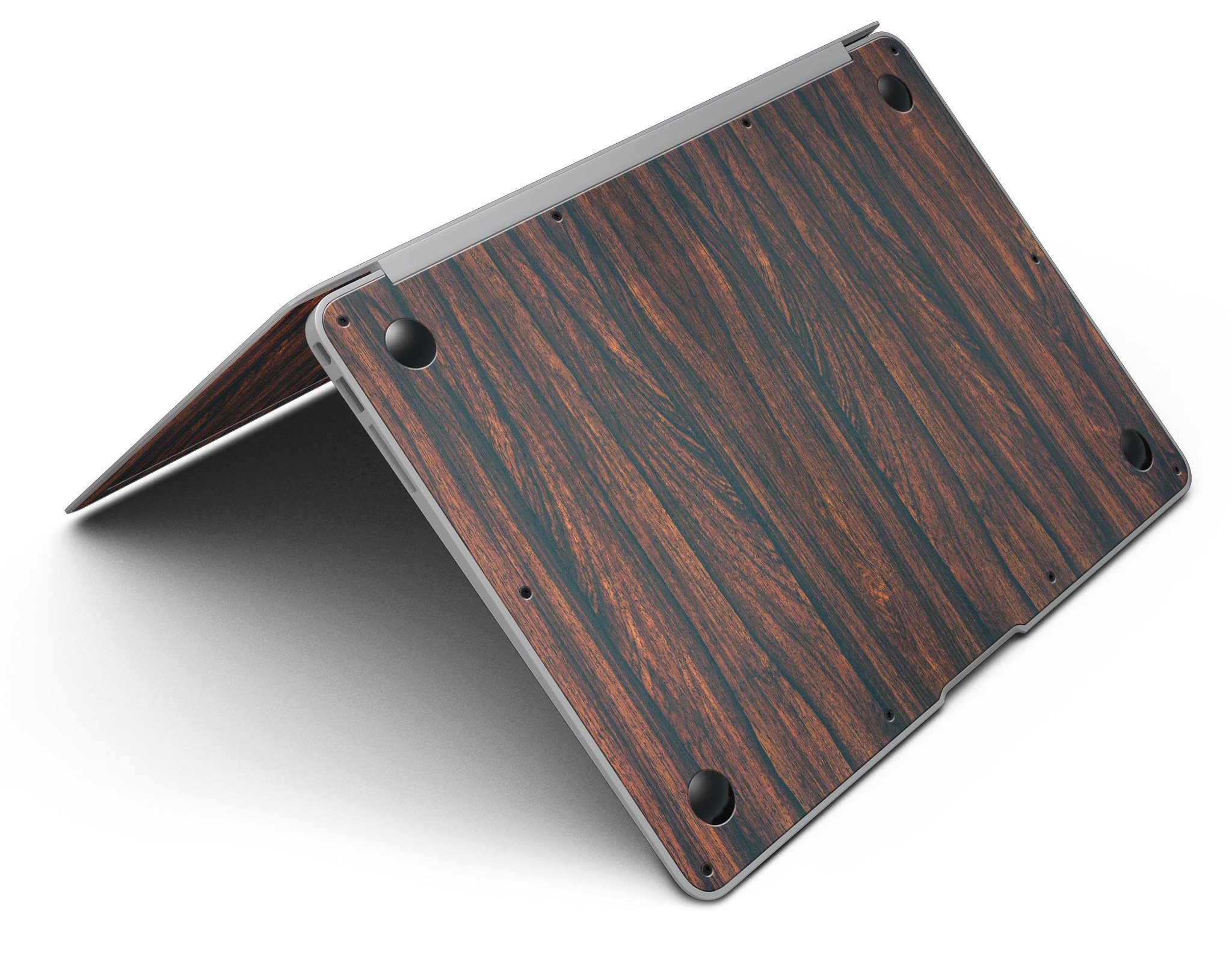 Allure Collection Luxurious Textured Wood Kit for MacBook Air showcasing elegant wood finishes and precision-cut design.