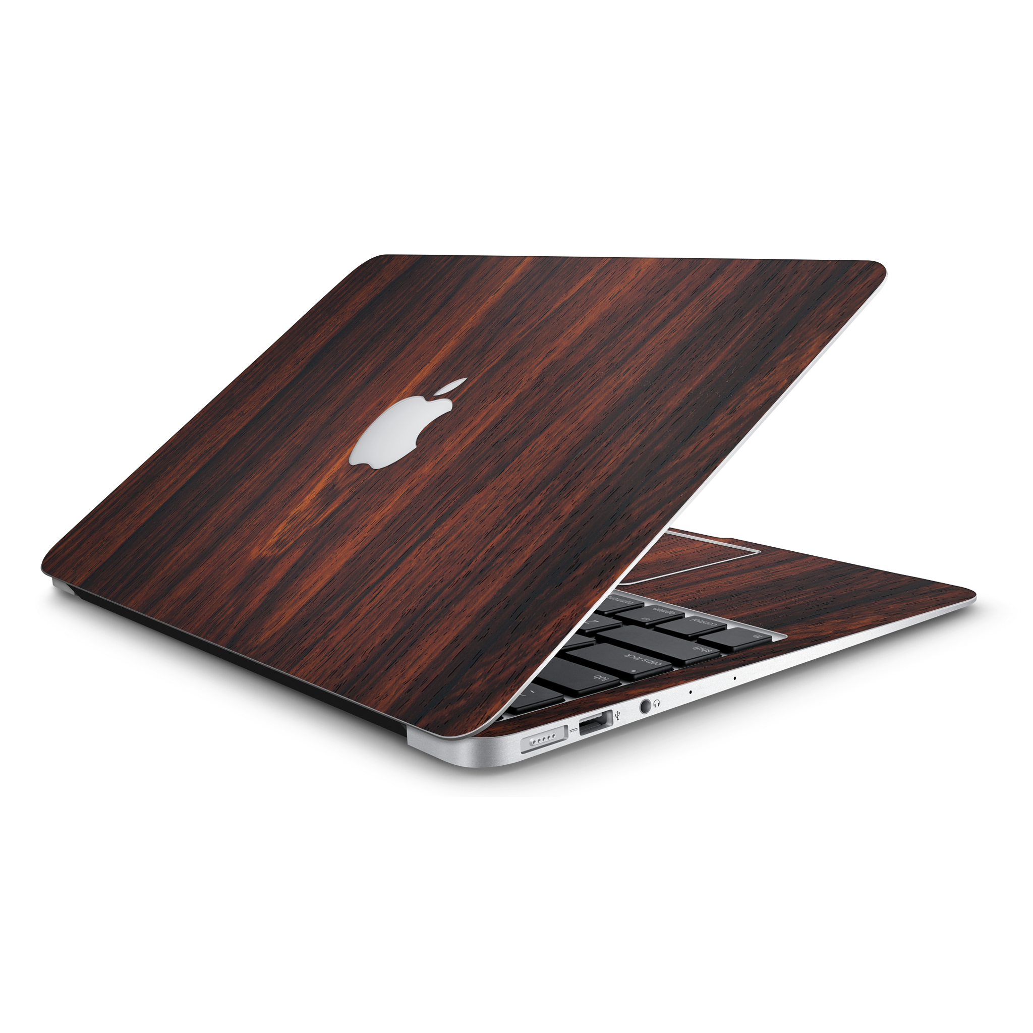 Allure Collection Luxurious Textured Wood Kit for MacBook Air showcasing elegant wood finishes and precision-cut design.