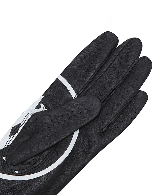 ANEW GOLF Big Logo Left Hand Golf Glove for Men made from high-quality sheepskin, featuring a stylish big logo design.