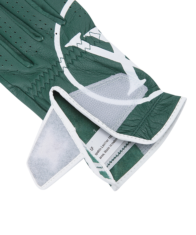 ANEW GOLF Big Logo Left Hand Golf Glove for Men made from high-quality sheepskin, featuring a stylish big logo design.