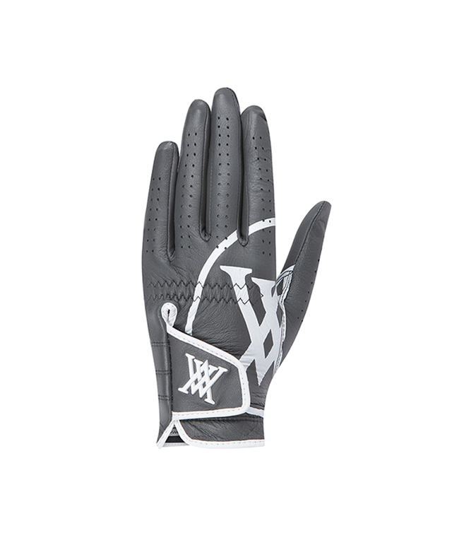 ANEW GOLF Big Logo Left Hand Golf Glove for Men made from high-quality sheepskin, featuring a stylish big logo design.