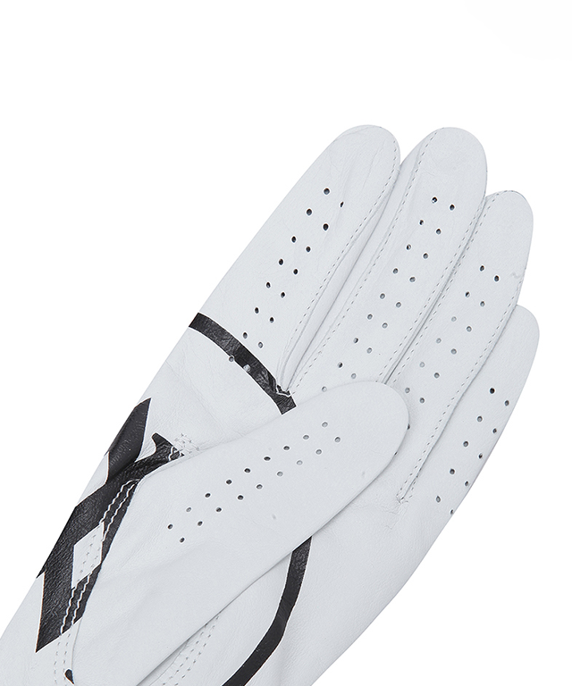 ANEW GOLF Big Logo Left Hand Golf Glove for Men made from high-quality sheepskin, featuring a stylish big logo design.