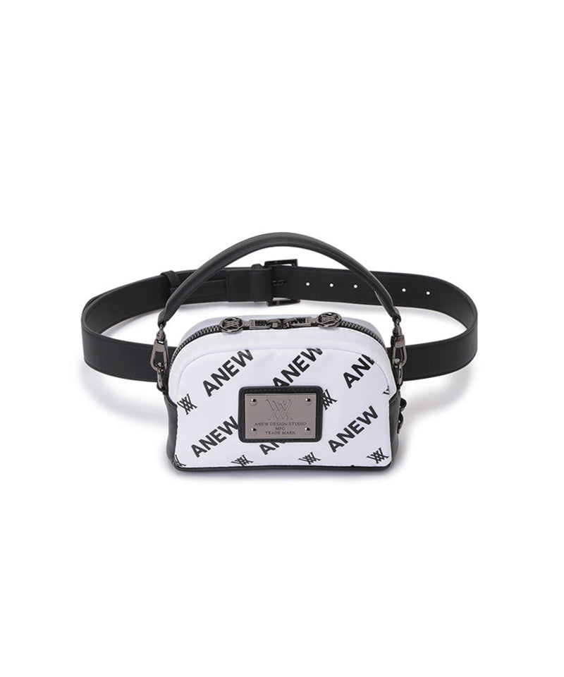 Anew Golf Daze Belt Bag in two colors, showcasing its stylish design and Anew Golf logo.