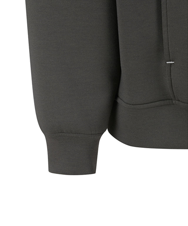 ANEW Golf Uni Incision Point MTM sweatshirt featuring logo embroidery and hidden kangaroo pocket, designed for comfort and style.