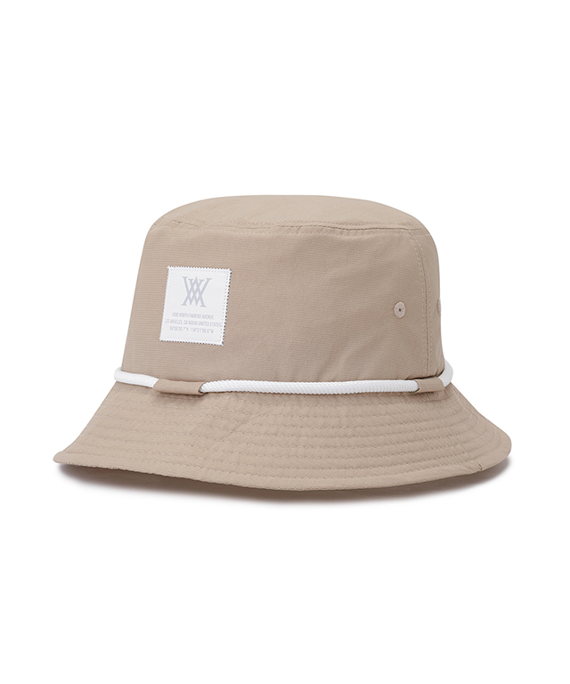 ANEW Golf Unisex Loop Colour Bucket Hat in Beige, featuring a stylish design and comfortable fit for outdoor activities.