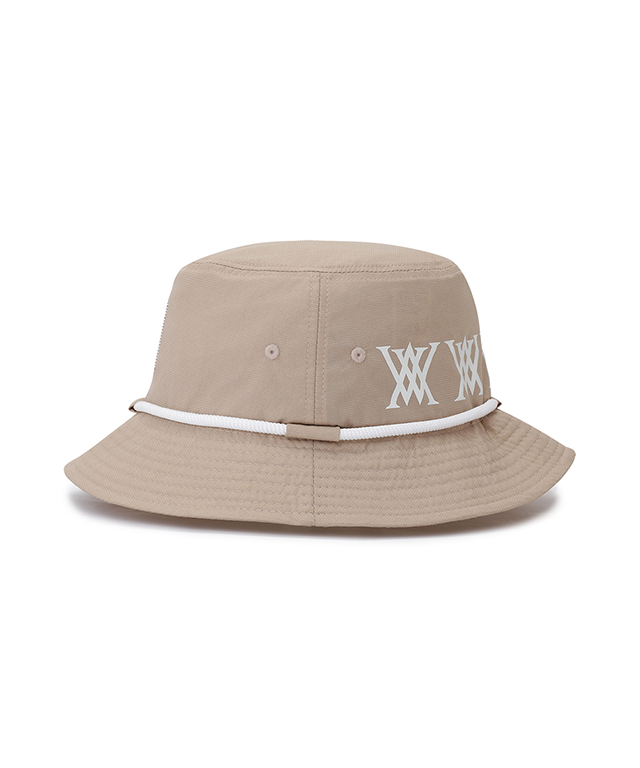 ANEW Golf Unisex Loop Colour Bucket Hat in Beige, featuring a stylish design and comfortable fit for outdoor activities.