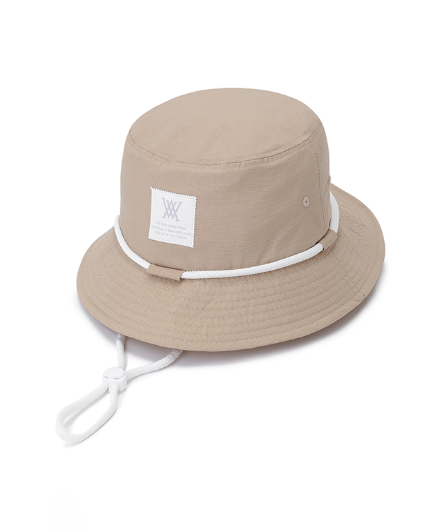 ANEW Golf Unisex Loop Colour Bucket Hat in Beige, featuring a stylish design and comfortable fit for outdoor activities.