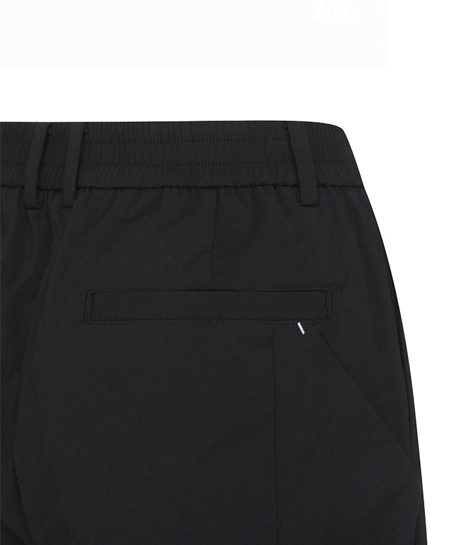 ANEW Golf Women Ventilation Slim Jogger Long Pants in Black, showcasing stylish design and comfortable fit.