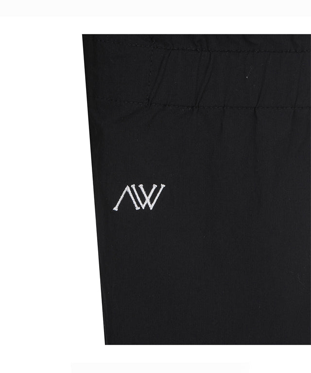 ANEW Golf Women Ventilation Slim Jogger Long Pants in Black, showcasing stylish design and comfortable fit.