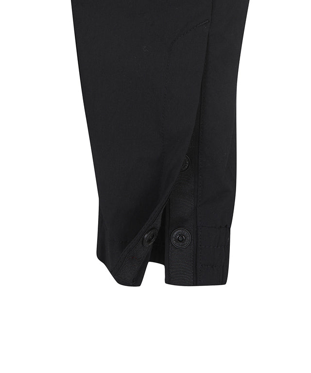 ANEW Golf Women Ventilation Slim Jogger Long Pants in Black, showcasing stylish design and comfortable fit.